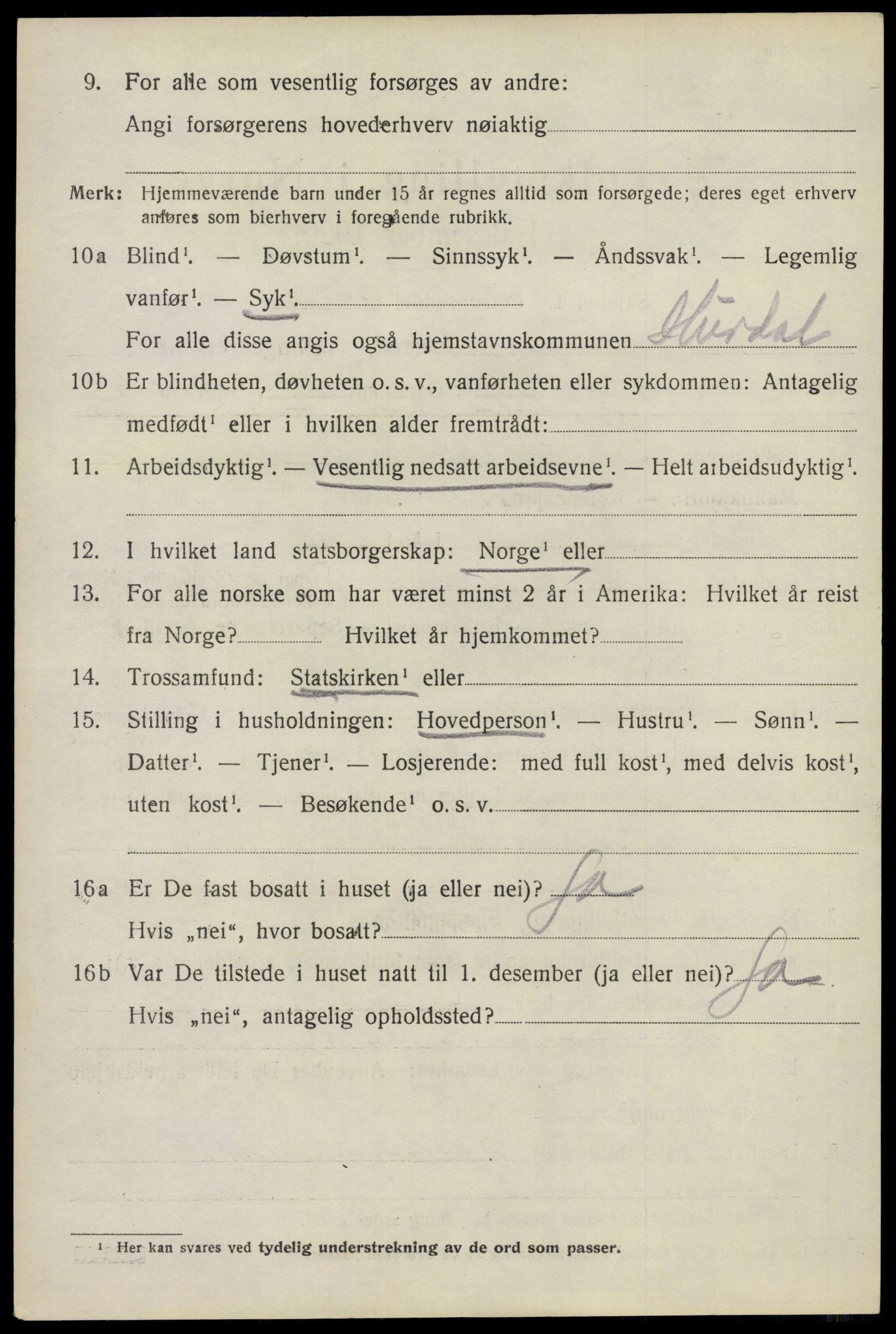 SAO, Folketelling 1920 for 0239 Hurdal herred, 1920, s. 3943