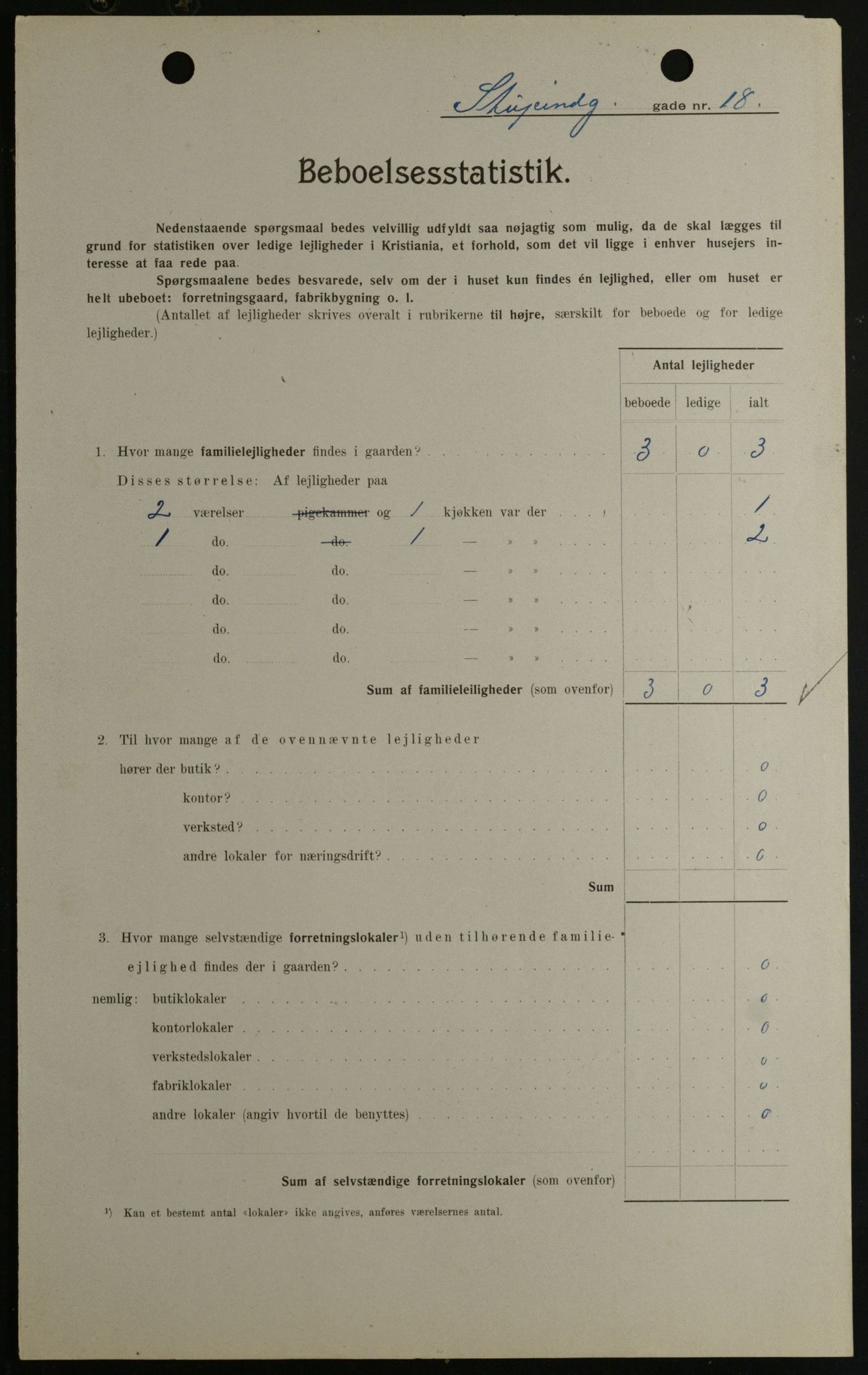 OBA, Kommunal folketelling 1.2.1908 for Kristiania kjøpstad, 1908, s. 94088