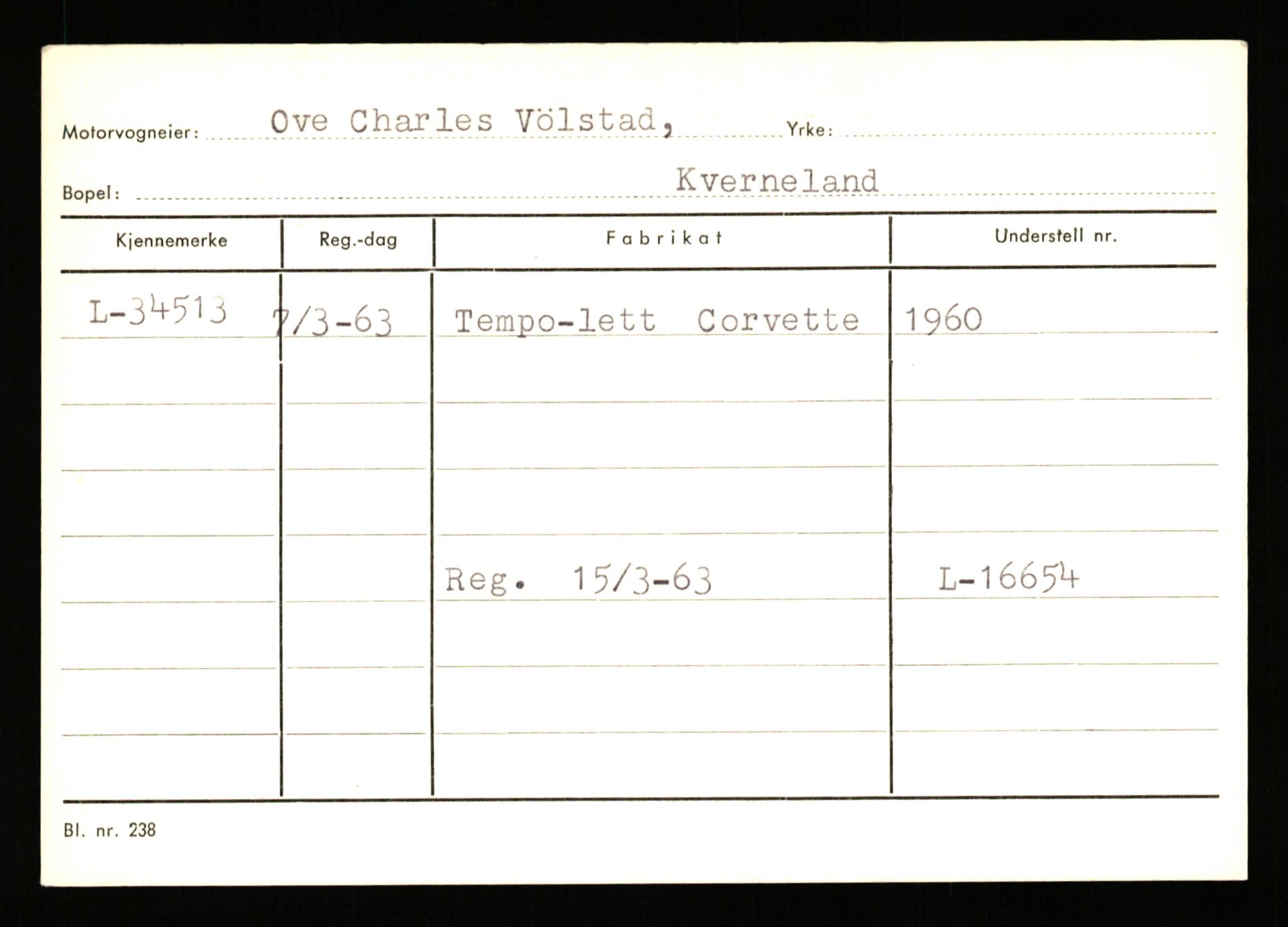 Stavanger trafikkstasjon, SAST/A-101942/0/G/L0006: Registreringsnummer: 34250 - 49007, 1930-1971, s. 81