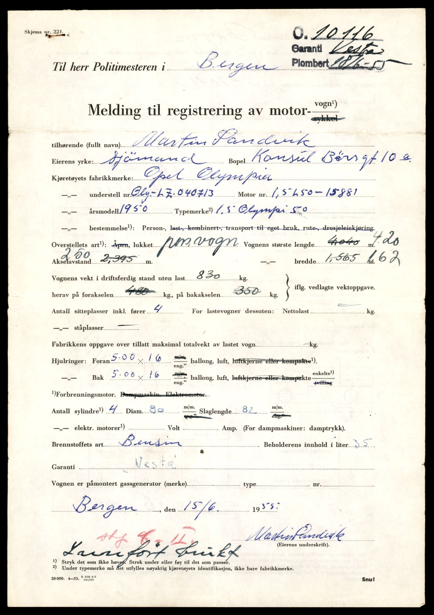 Møre og Romsdal vegkontor - Ålesund trafikkstasjon, AV/SAT-A-4099/F/Fe/L0049: Registreringskort for kjøretøy T 14864 - T 18613, 1927-1998, s. 409