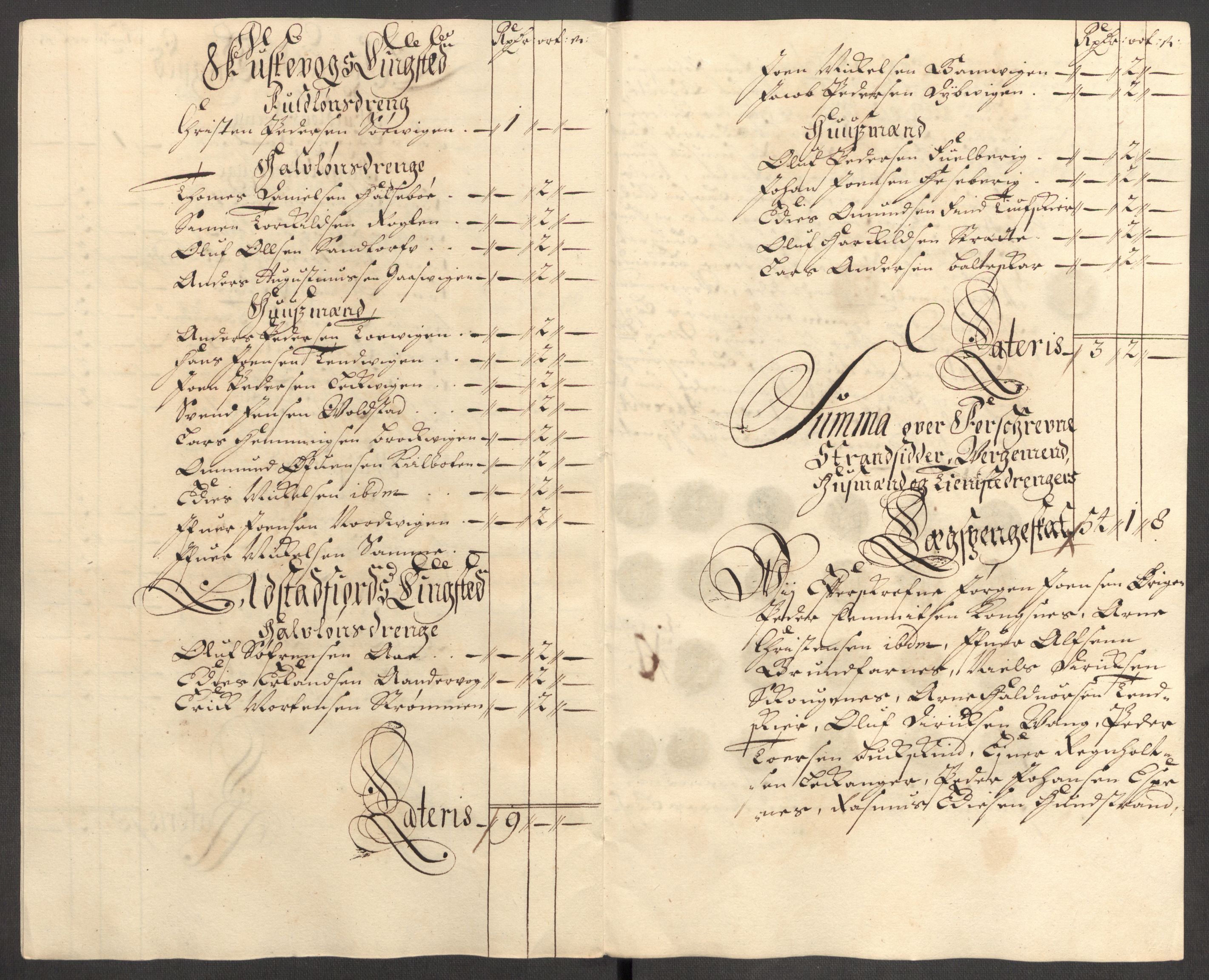 Rentekammeret inntil 1814, Reviderte regnskaper, Fogderegnskap, AV/RA-EA-4092/R68/L4754: Fogderegnskap Senja og Troms, 1697-1699, s. 302