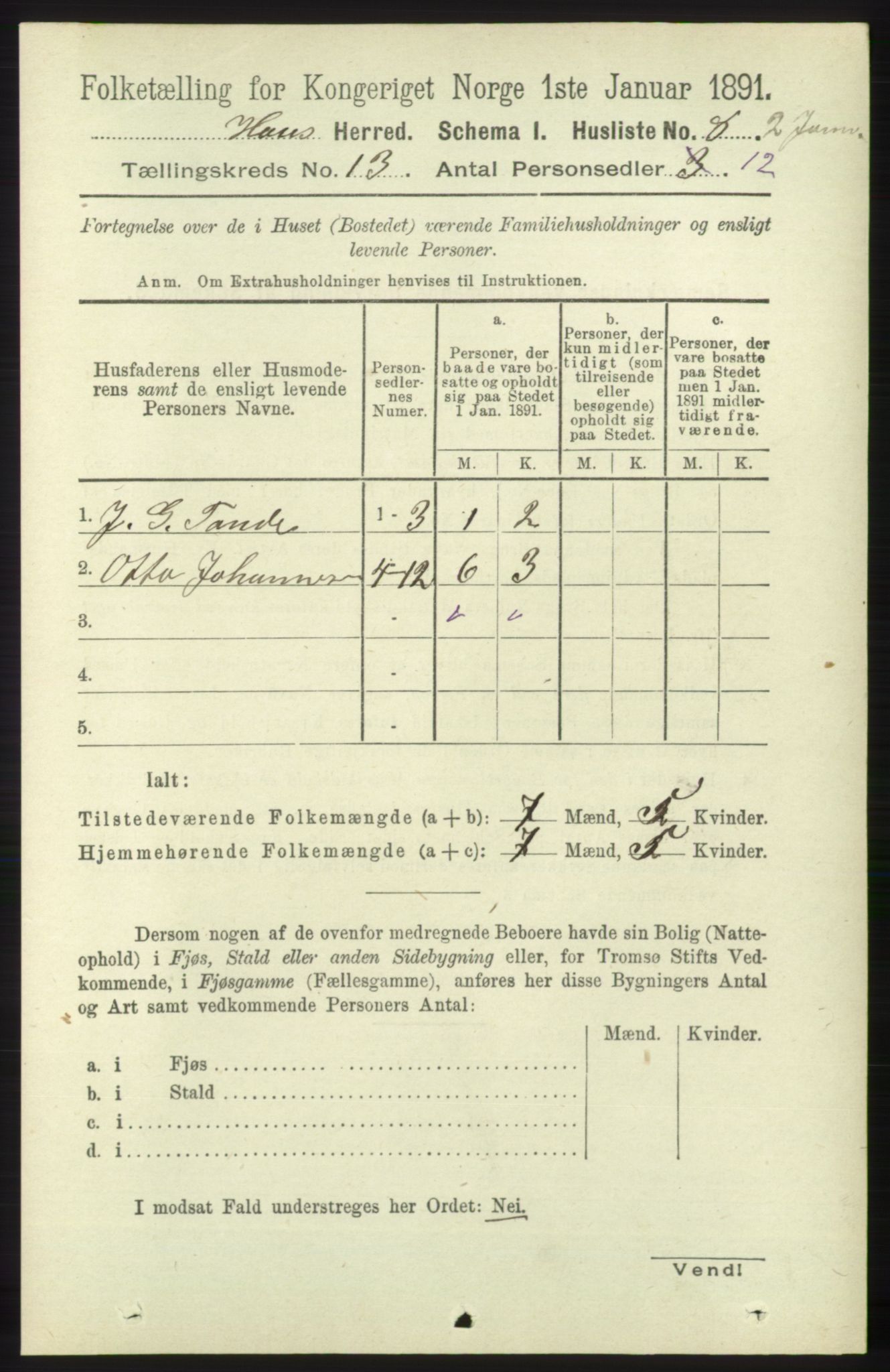 RA, Folketelling 1891 for 1250 Haus herred, 1891, s. 5528