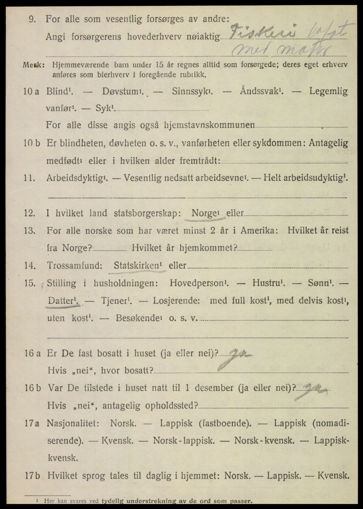 SAT, Folketelling 1920 for 1822 Leirfjord herred, 1920, s. 4284