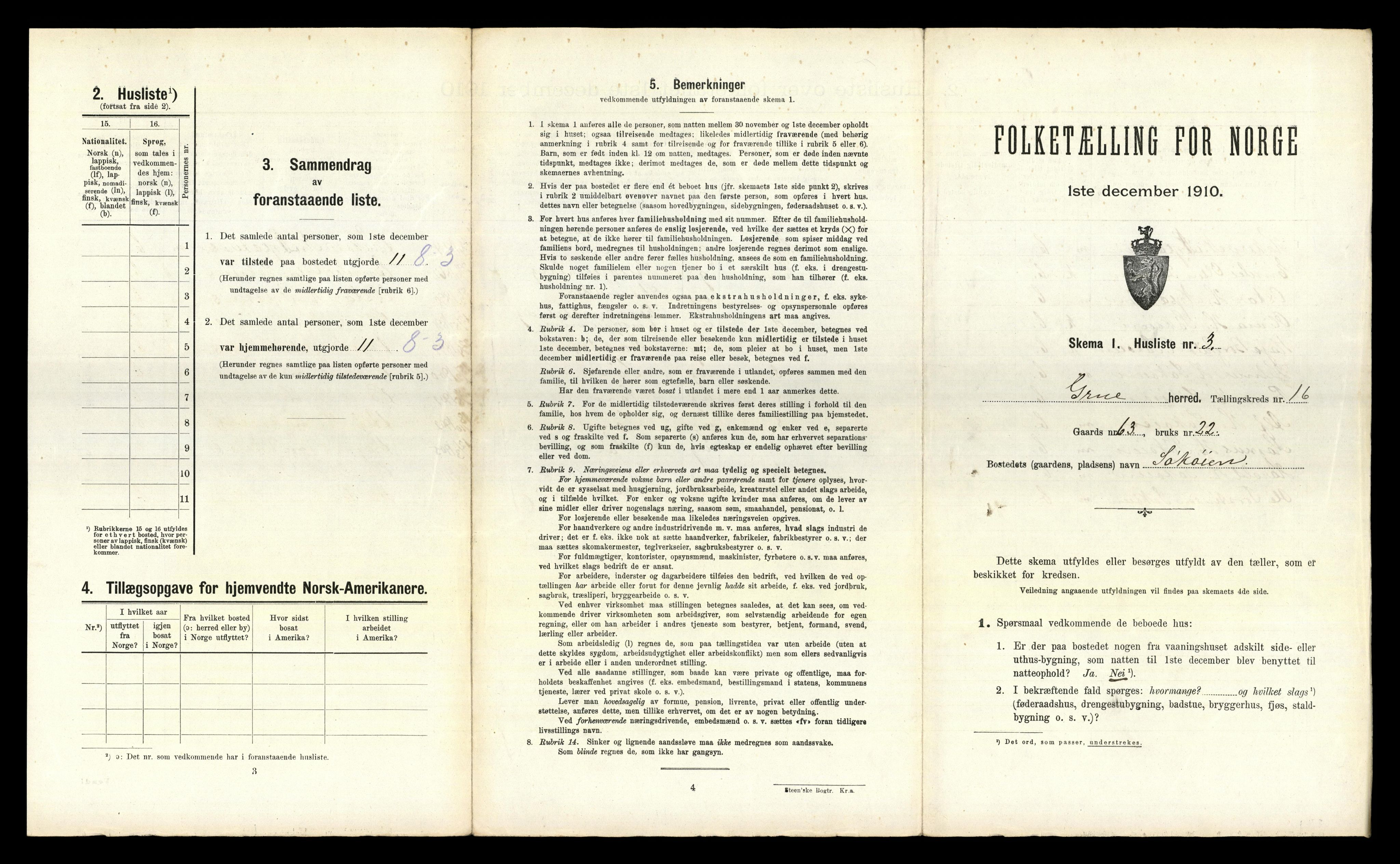 RA, Folketelling 1910 for 0423 Grue herred, 1910, s. 1941