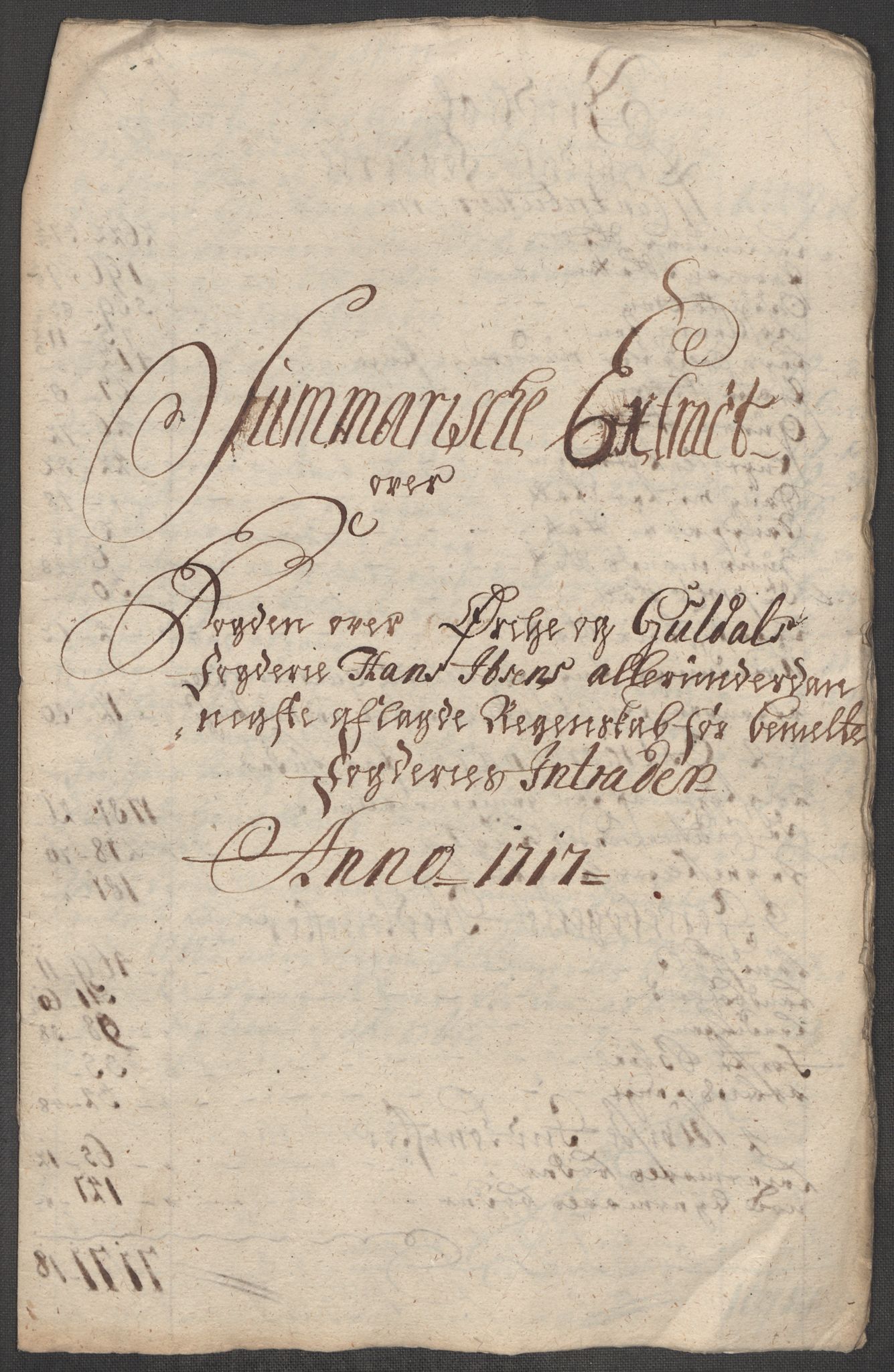 Rentekammeret inntil 1814, Reviderte regnskaper, Fogderegnskap, AV/RA-EA-4092/R60/L3969: Fogderegnskap Orkdal og Gauldal, 1717, s. 28