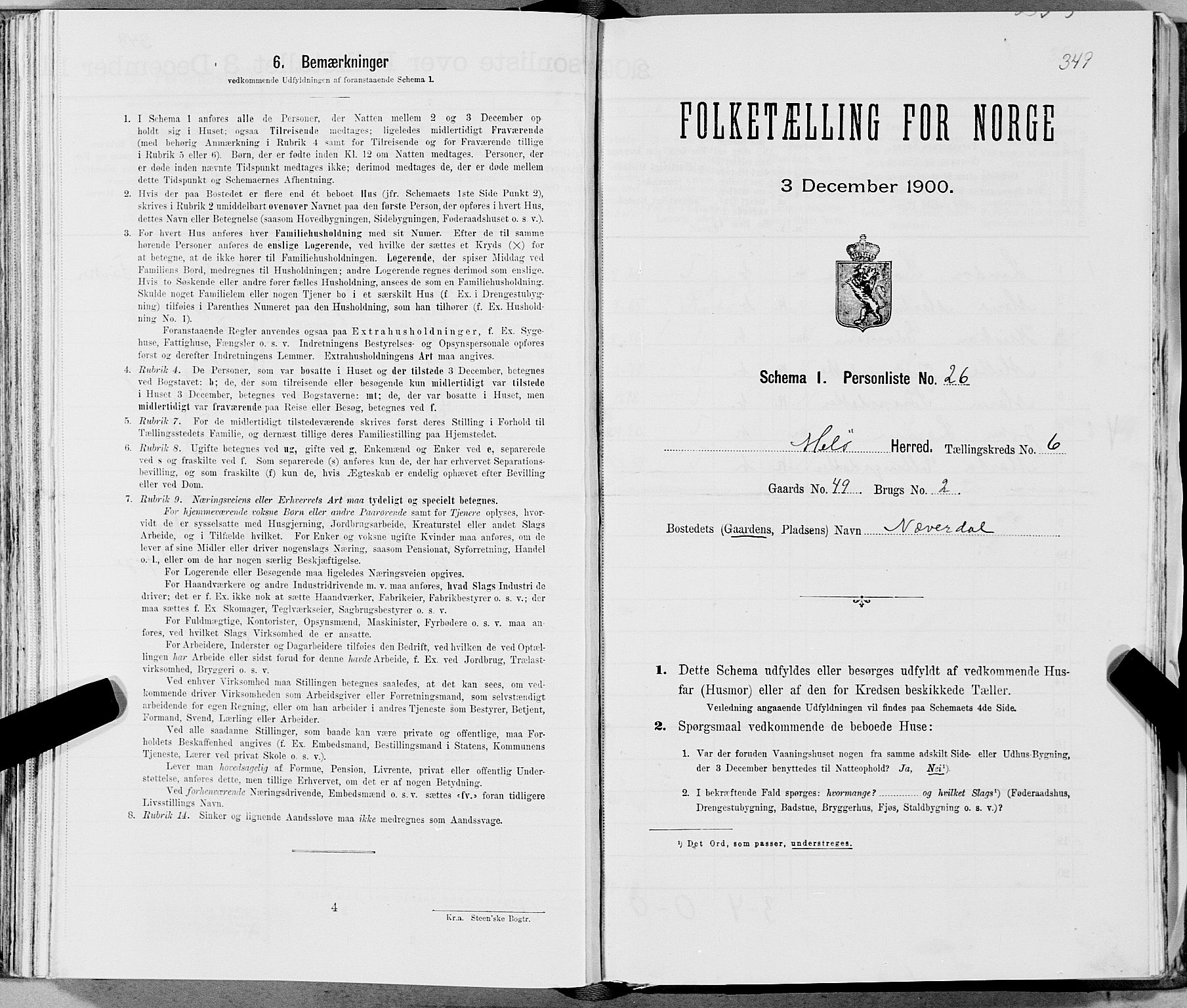 SAT, Folketelling 1900 for 1837 Meløy herred, 1900, s. 853