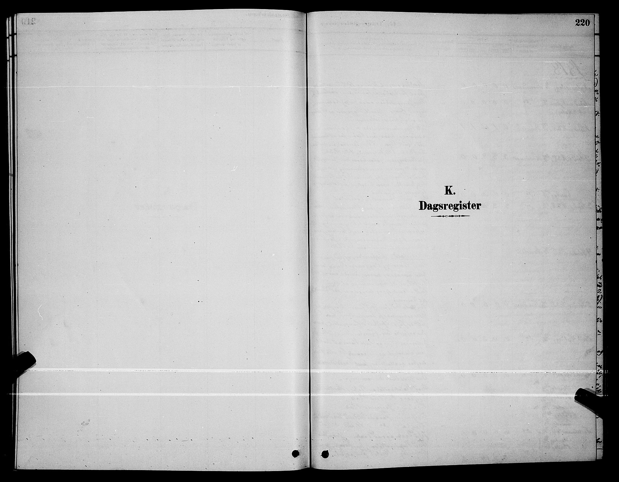 Trondenes sokneprestkontor, SATØ/S-1319/H/Hb/L0010klokker: Klokkerbok nr. 10, 1878-1890, s. 220