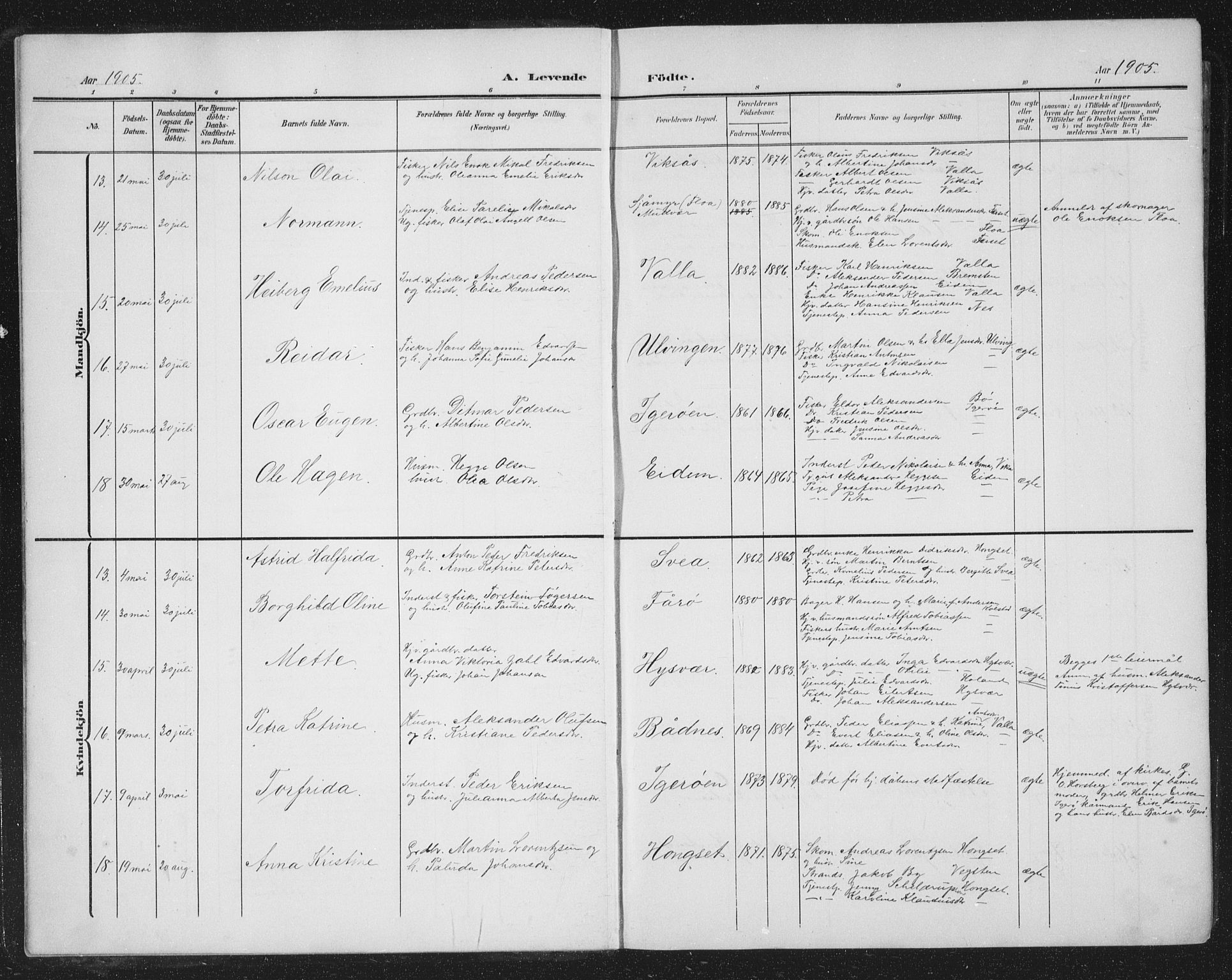 Ministerialprotokoller, klokkerbøker og fødselsregistre - Nordland, AV/SAT-A-1459/816/L0254: Klokkerbok nr. 816C04, 1905-1934