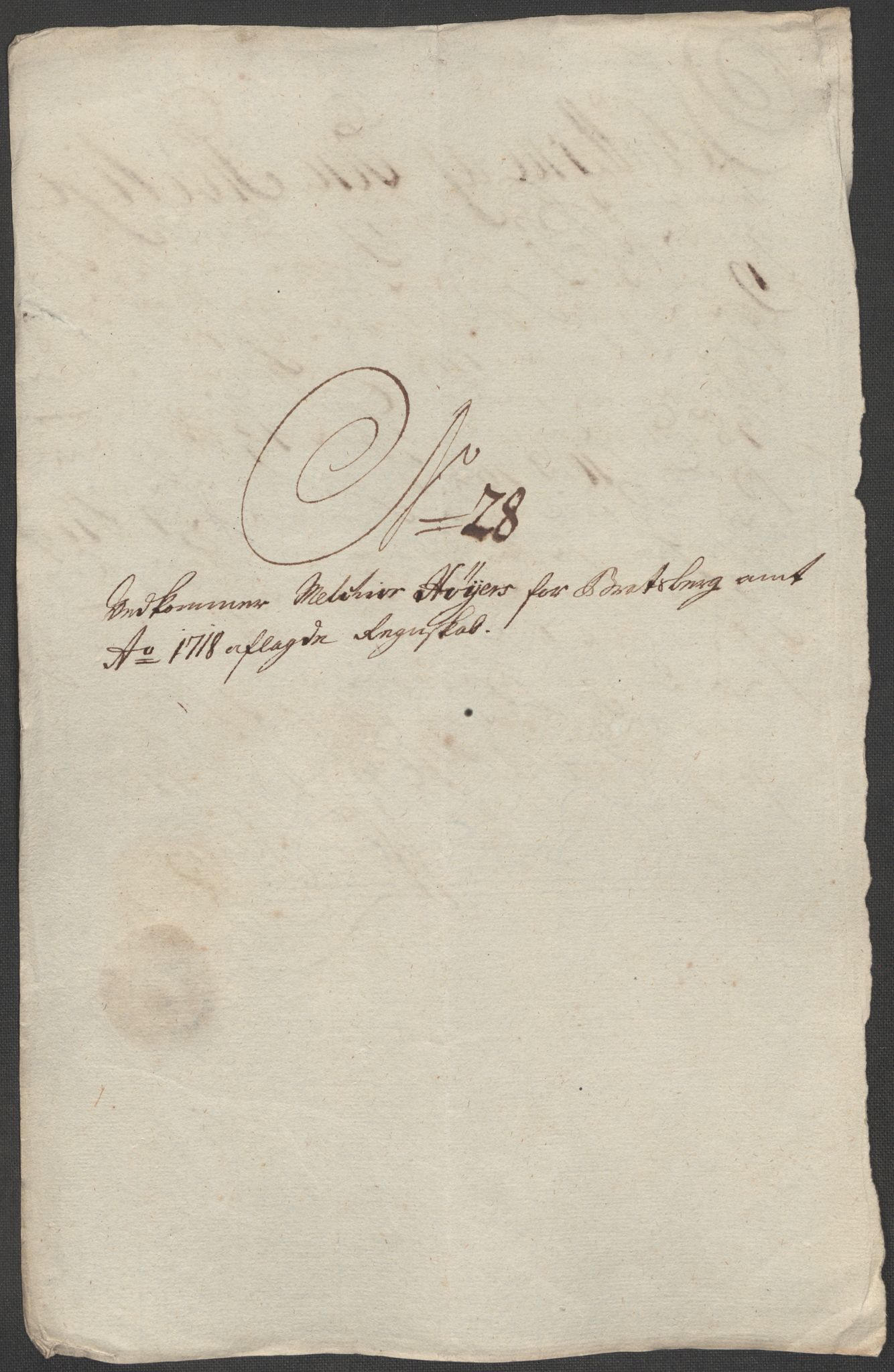 Rentekammeret inntil 1814, Reviderte regnskaper, Fogderegnskap, RA/EA-4092/R36/L2130: Fogderegnskap Øvre og Nedre Telemark og Bamble, 1718, s. 311