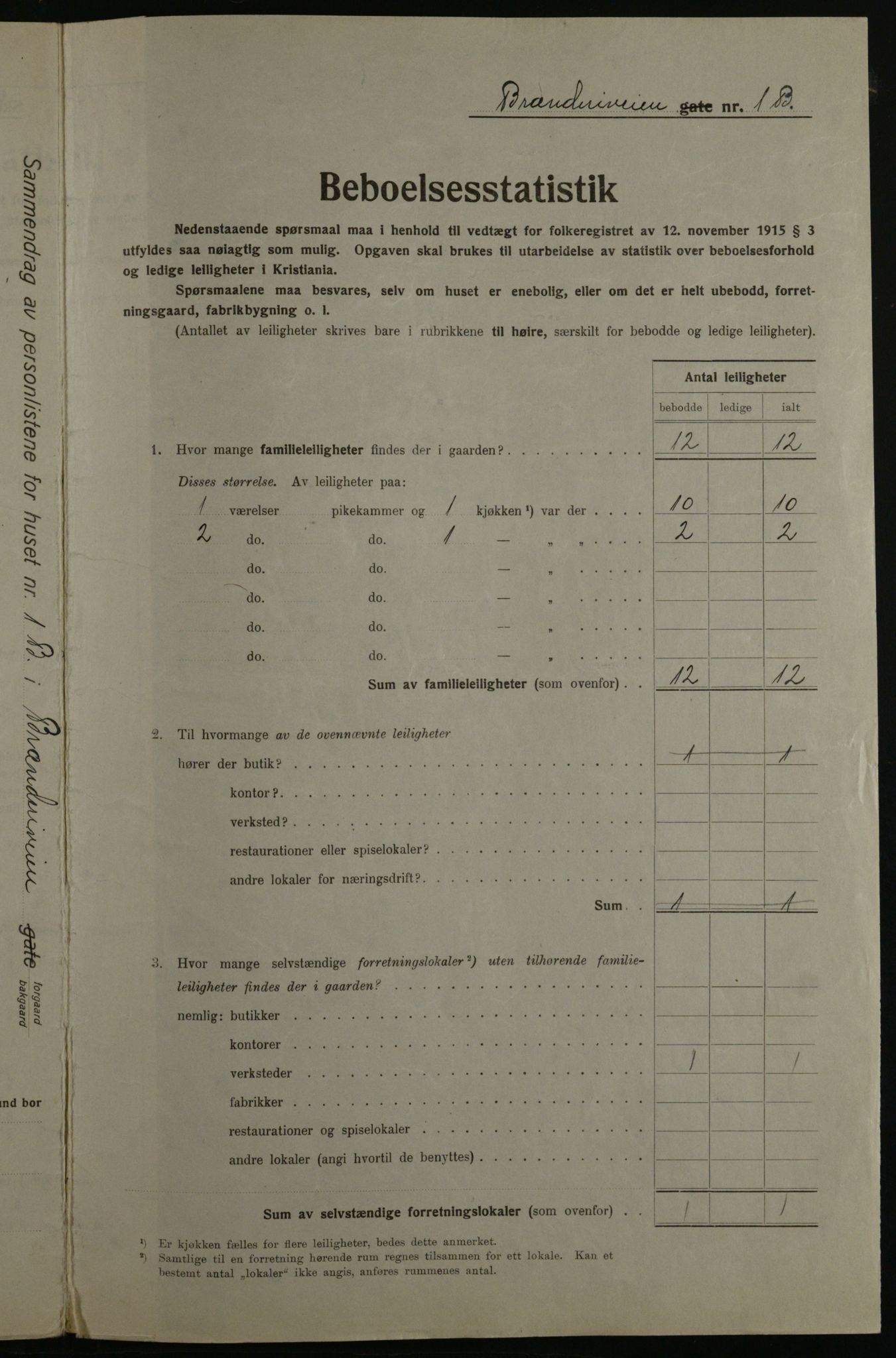 OBA, Kommunal folketelling 1.12.1923 for Kristiania, 1923, s. 11052