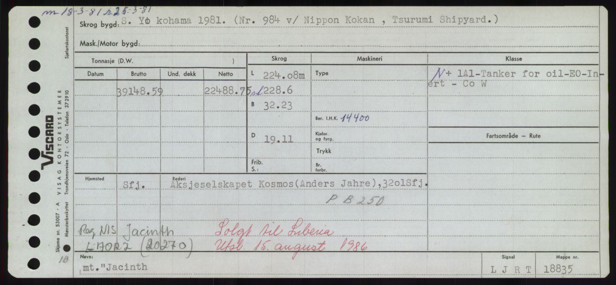 Sjøfartsdirektoratet med forløpere, Skipsmålingen, AV/RA-S-1627/H/Hd/L0019: Fartøy, J, s. 15