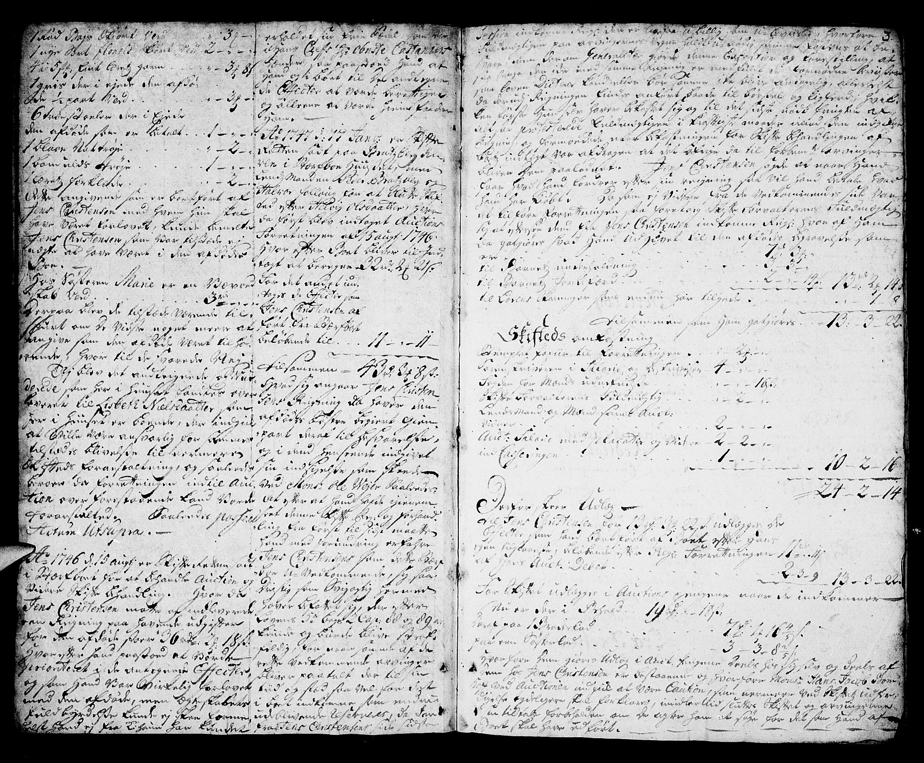 Bamble sorenskriveri, SAKO/A-214/H/Hb/Hba/Hbaa/L0005: Skifteprotokoll, 1747-1748, s. 2b-3a