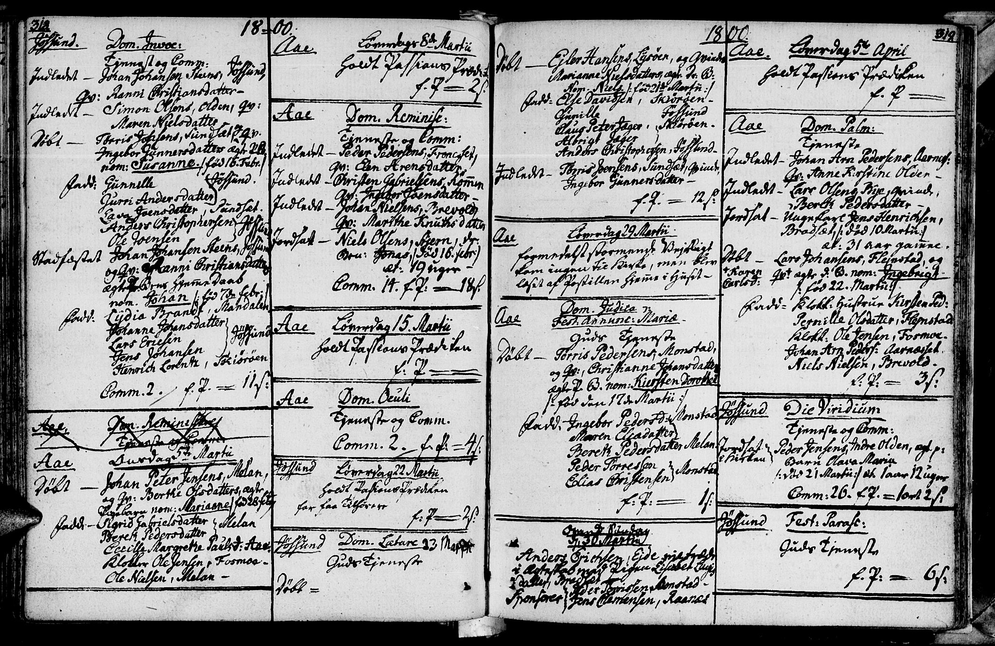 Ministerialprotokoller, klokkerbøker og fødselsregistre - Sør-Trøndelag, AV/SAT-A-1456/655/L0673: Ministerialbok nr. 655A02, 1780-1801, s. 318-319