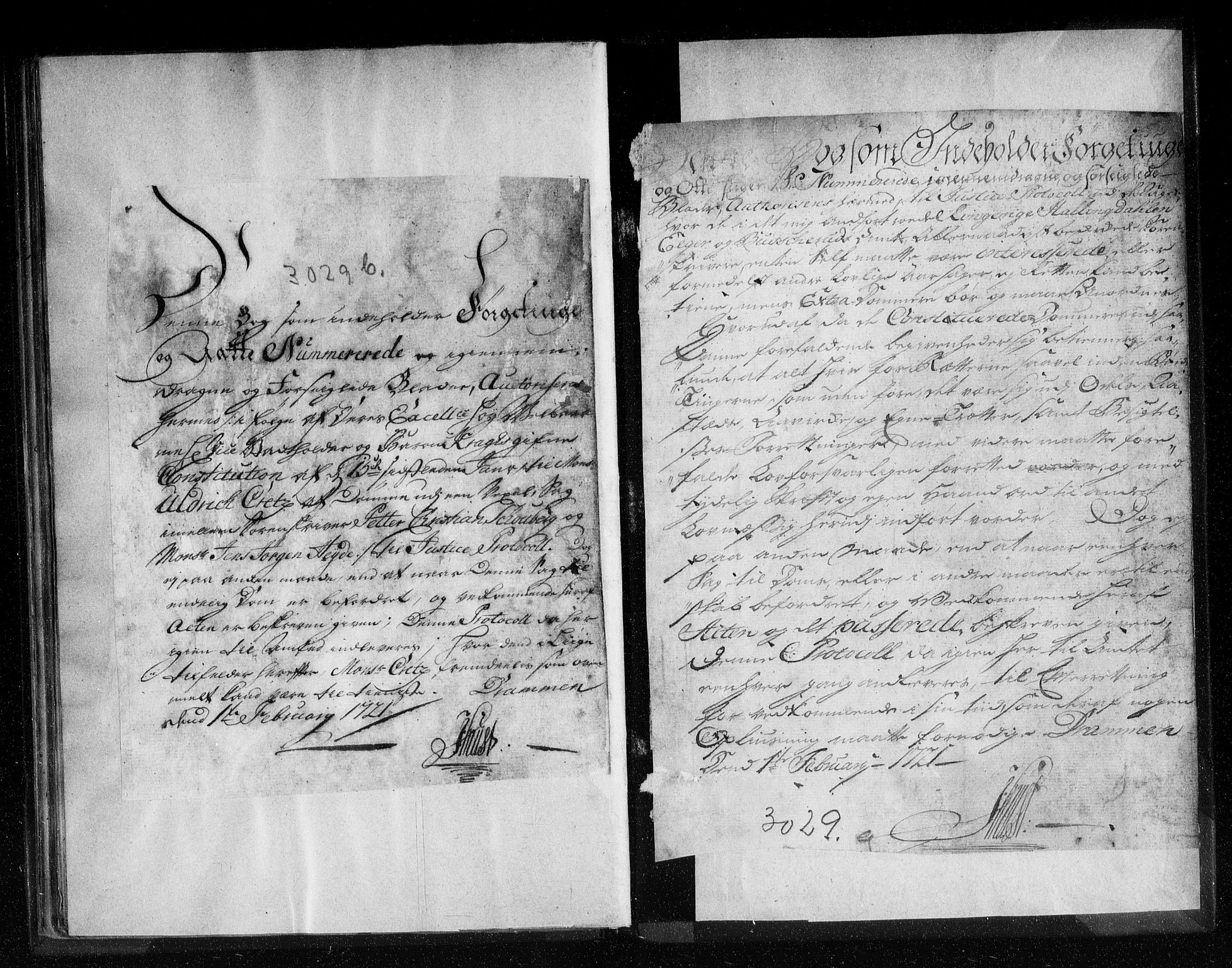 Eiker, Modum og Sigdal sorenskriveri, SAKO/A-123/F/Fa/Fae/L0003: Tingbok, 1721-1759