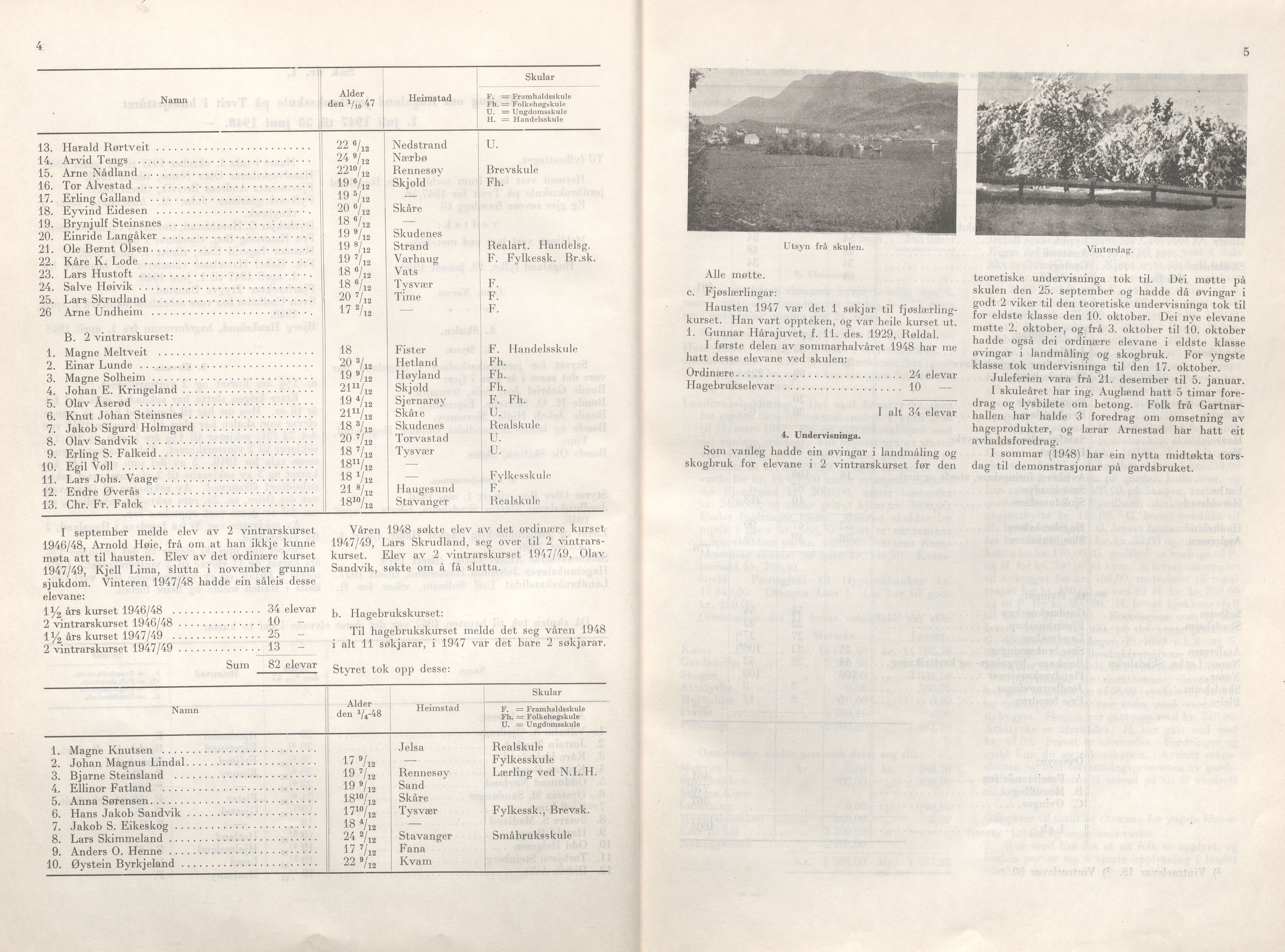 Rogaland fylkeskommune - Fylkesrådmannen , IKAR/A-900/A/Aa/Aaa/L0068: Møtebok , 1949, s. 4-5