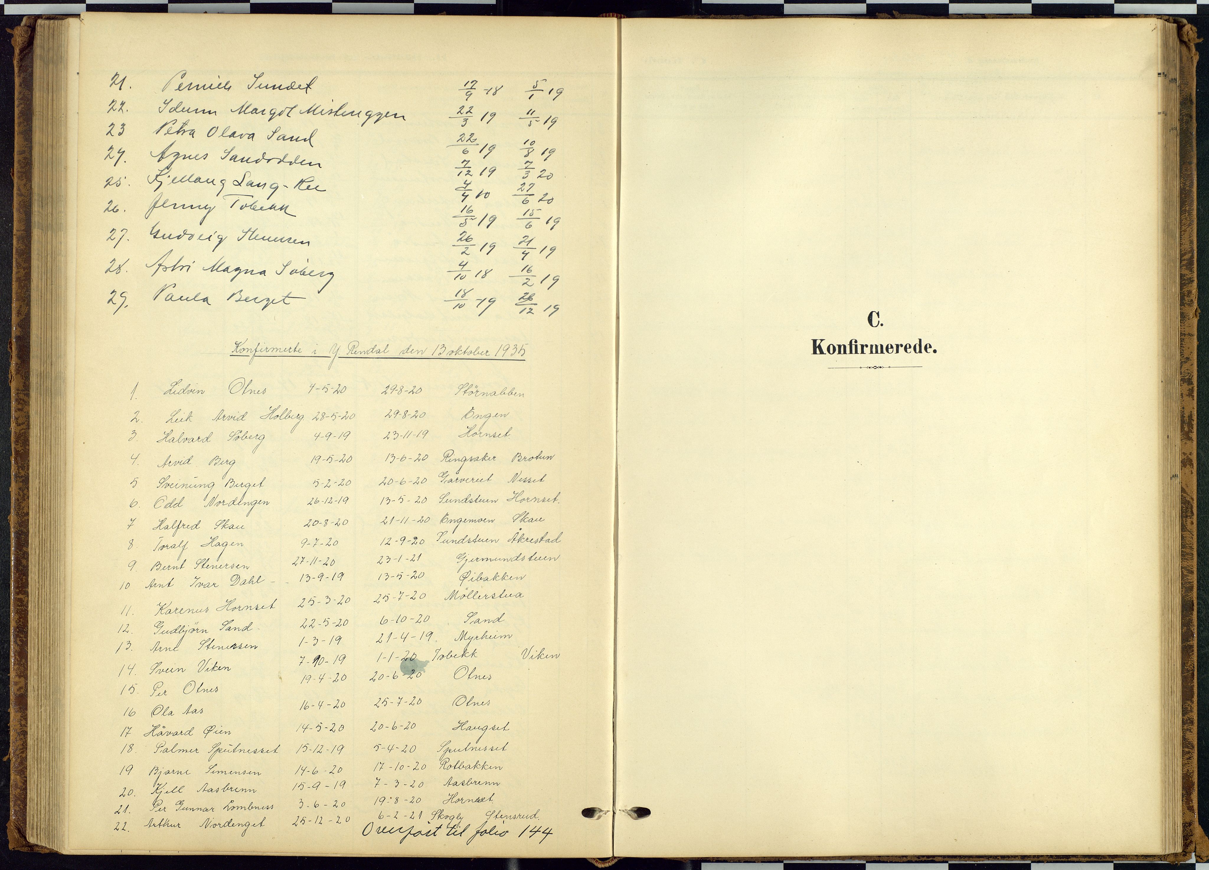 Rendalen prestekontor, SAH/PREST-054/H/Ha/Hab/L0010: Klokkerbok nr. 10, 1903-1940, s. 167
