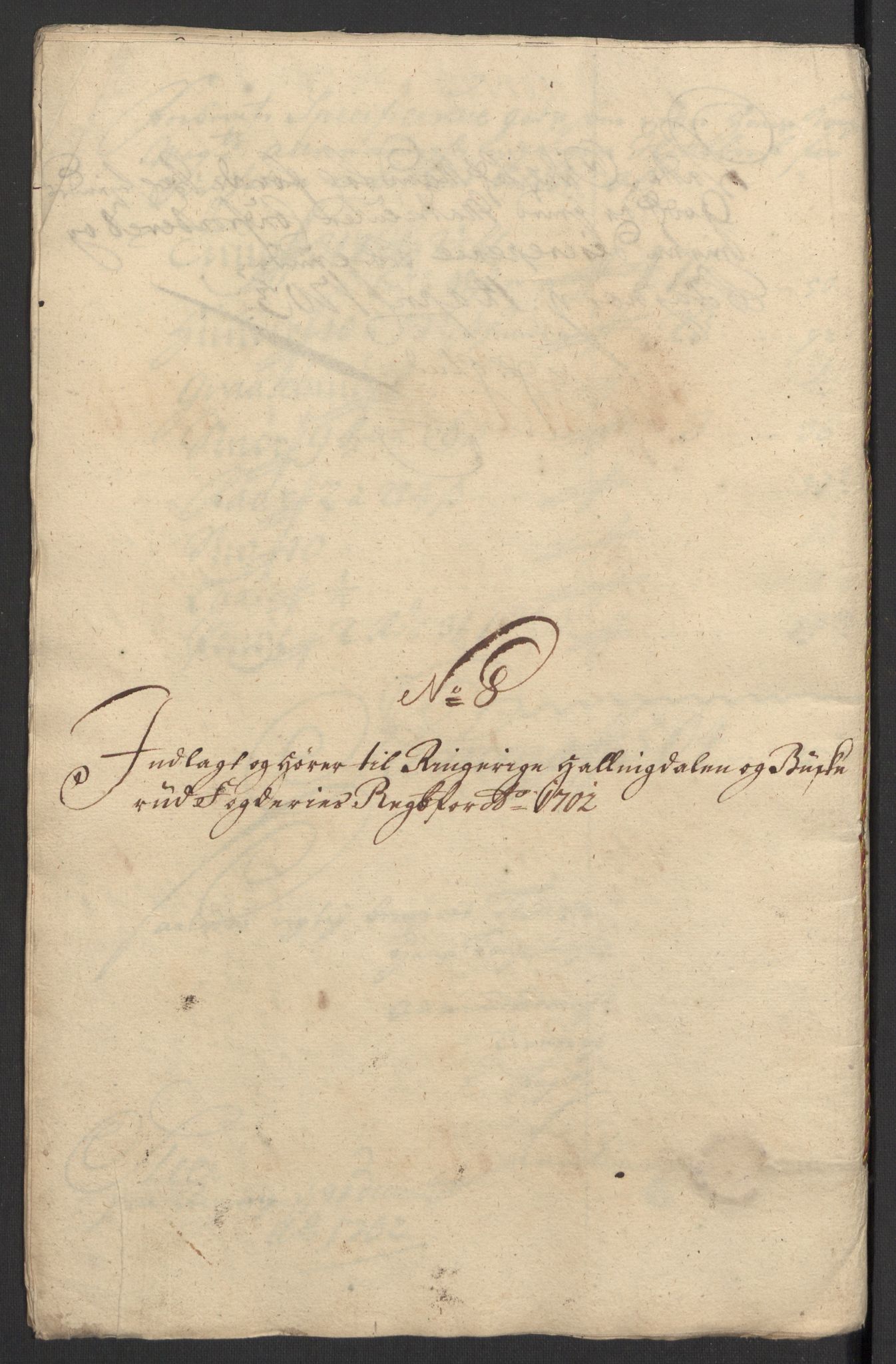 Rentekammeret inntil 1814, Reviderte regnskaper, Fogderegnskap, RA/EA-4092/R22/L1459: Fogderegnskap Ringerike, Hallingdal og Buskerud, 1702, s. 254