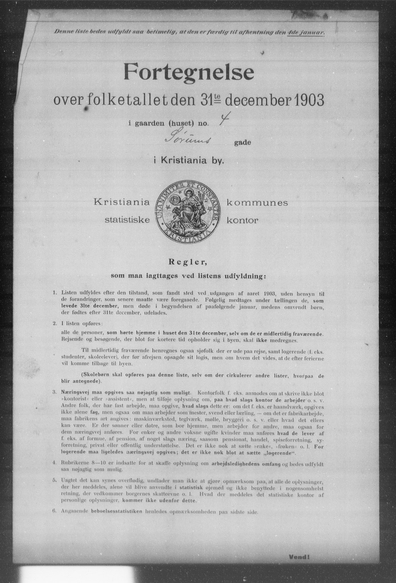 OBA, Kommunal folketelling 31.12.1903 for Kristiania kjøpstad, 1903, s. 20769