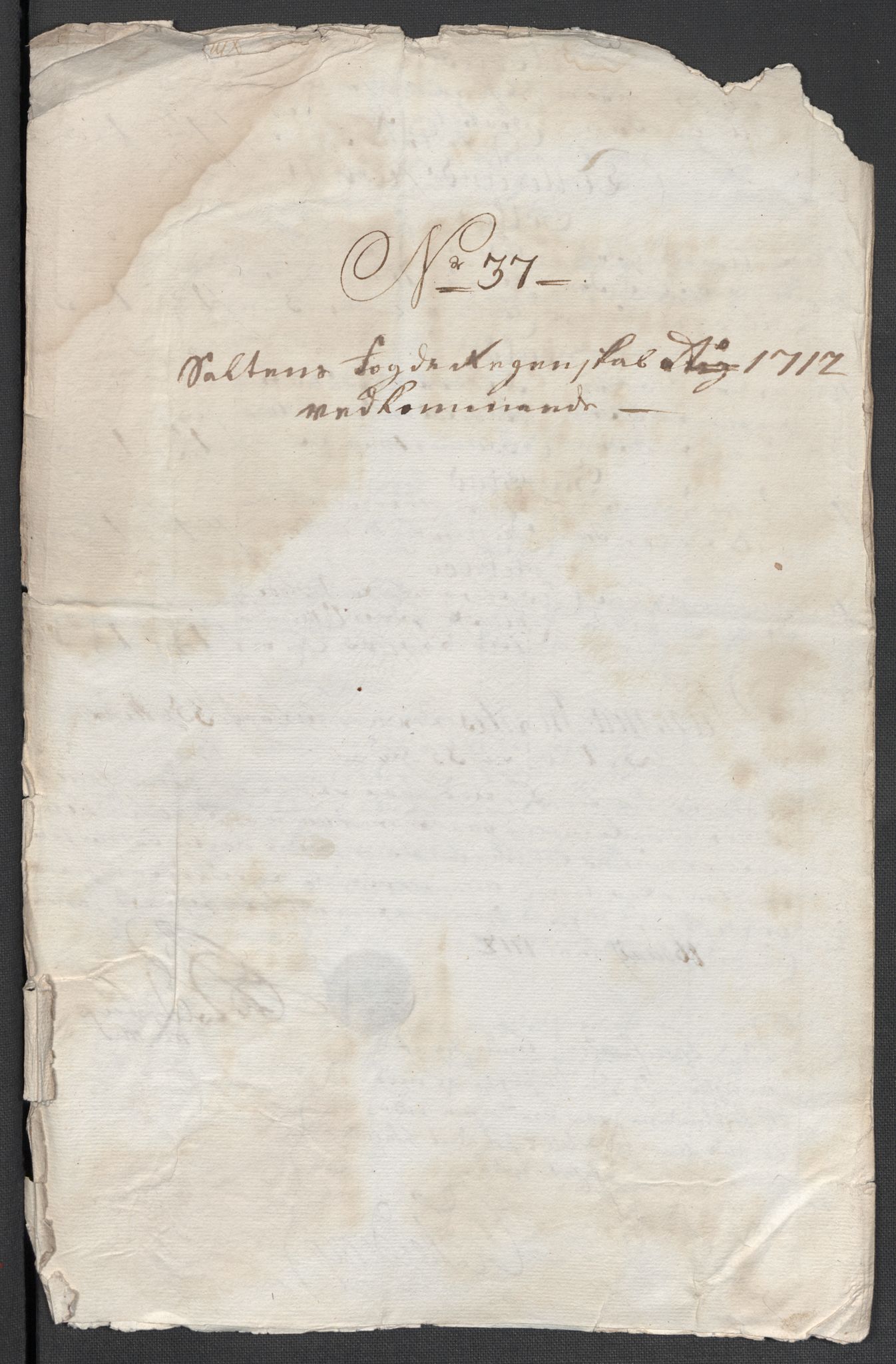 Rentekammeret inntil 1814, Reviderte regnskaper, Fogderegnskap, AV/RA-EA-4092/R66/L4582: Fogderegnskap Salten, 1711-1712, s. 442