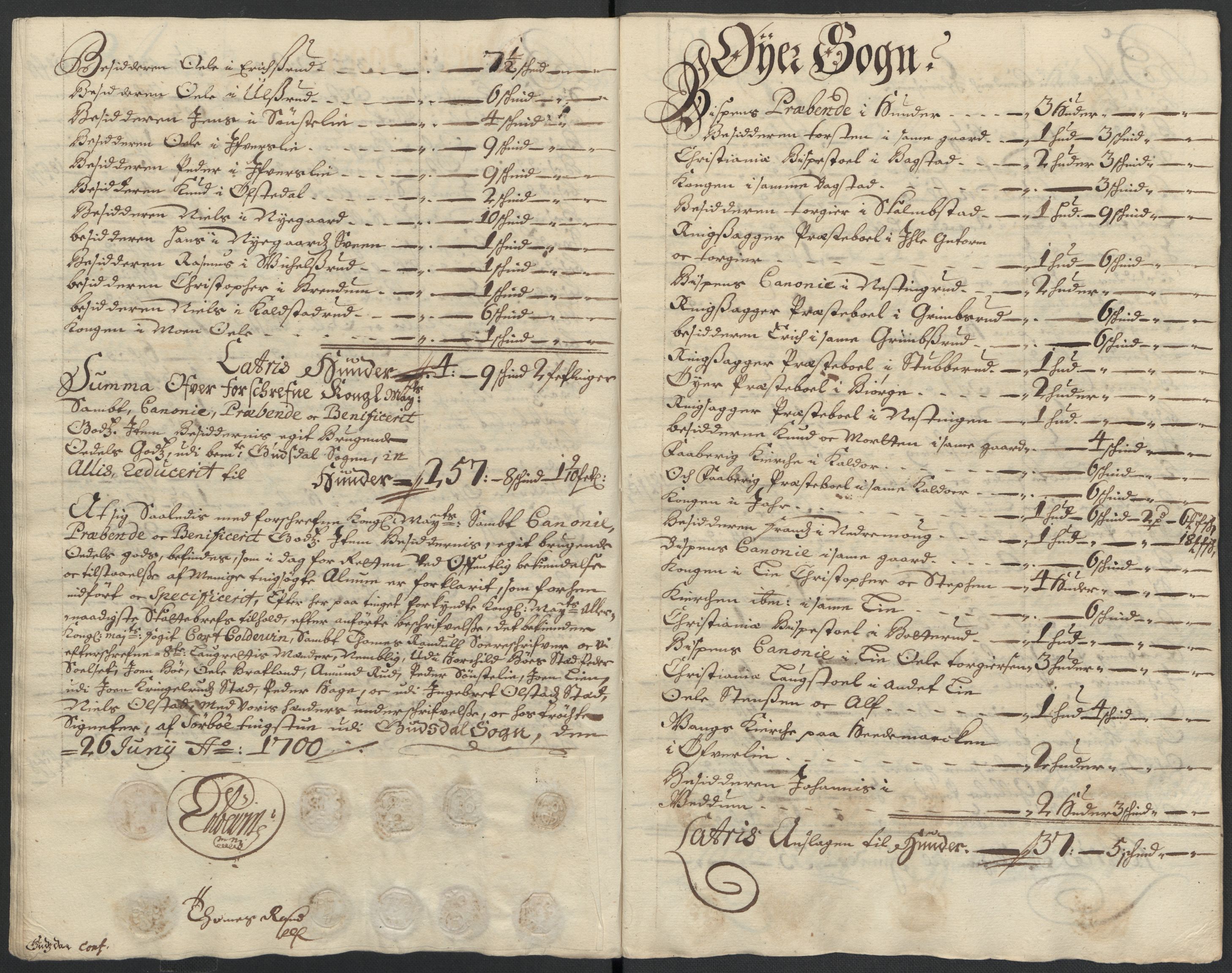 Rentekammeret inntil 1814, Reviderte regnskaper, Fogderegnskap, AV/RA-EA-4092/R17/L1173: Fogderegnskap Gudbrandsdal, 1700, s. 171