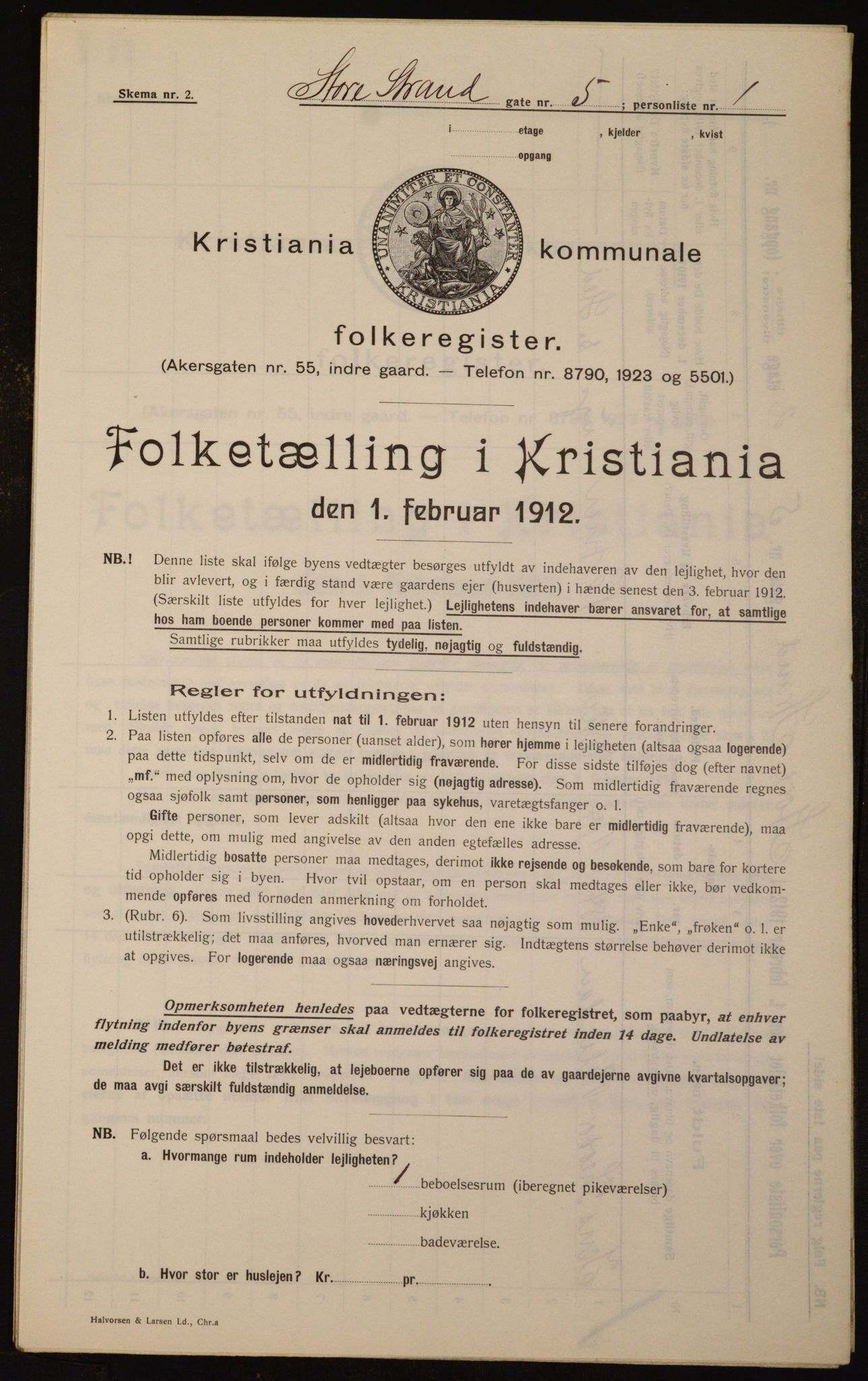 OBA, Kommunal folketelling 1.2.1912 for Kristiania, 1912, s. 102929