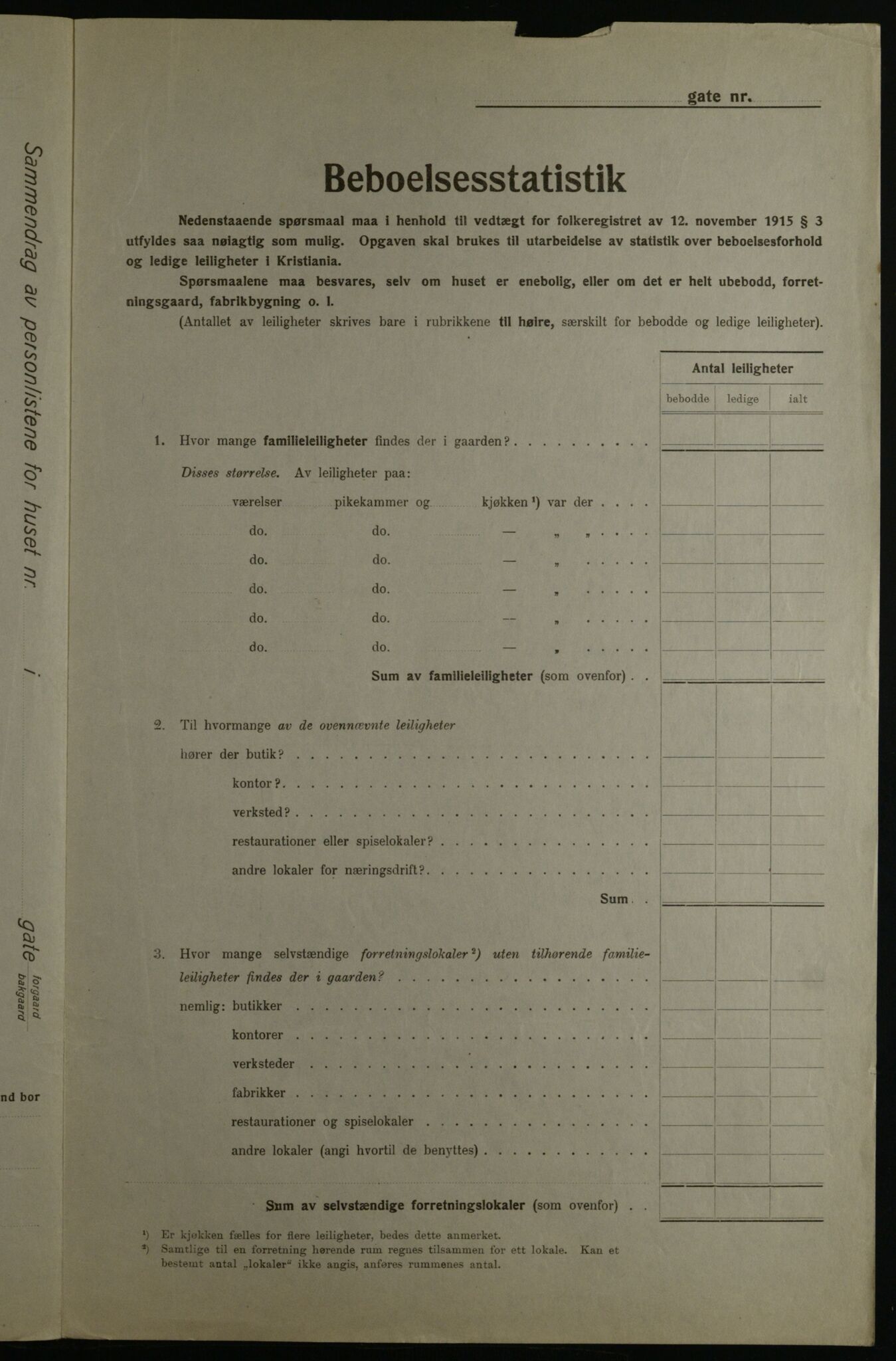 OBA, Kommunal folketelling 1.12.1923 for Kristiania, 1923, s. 127358