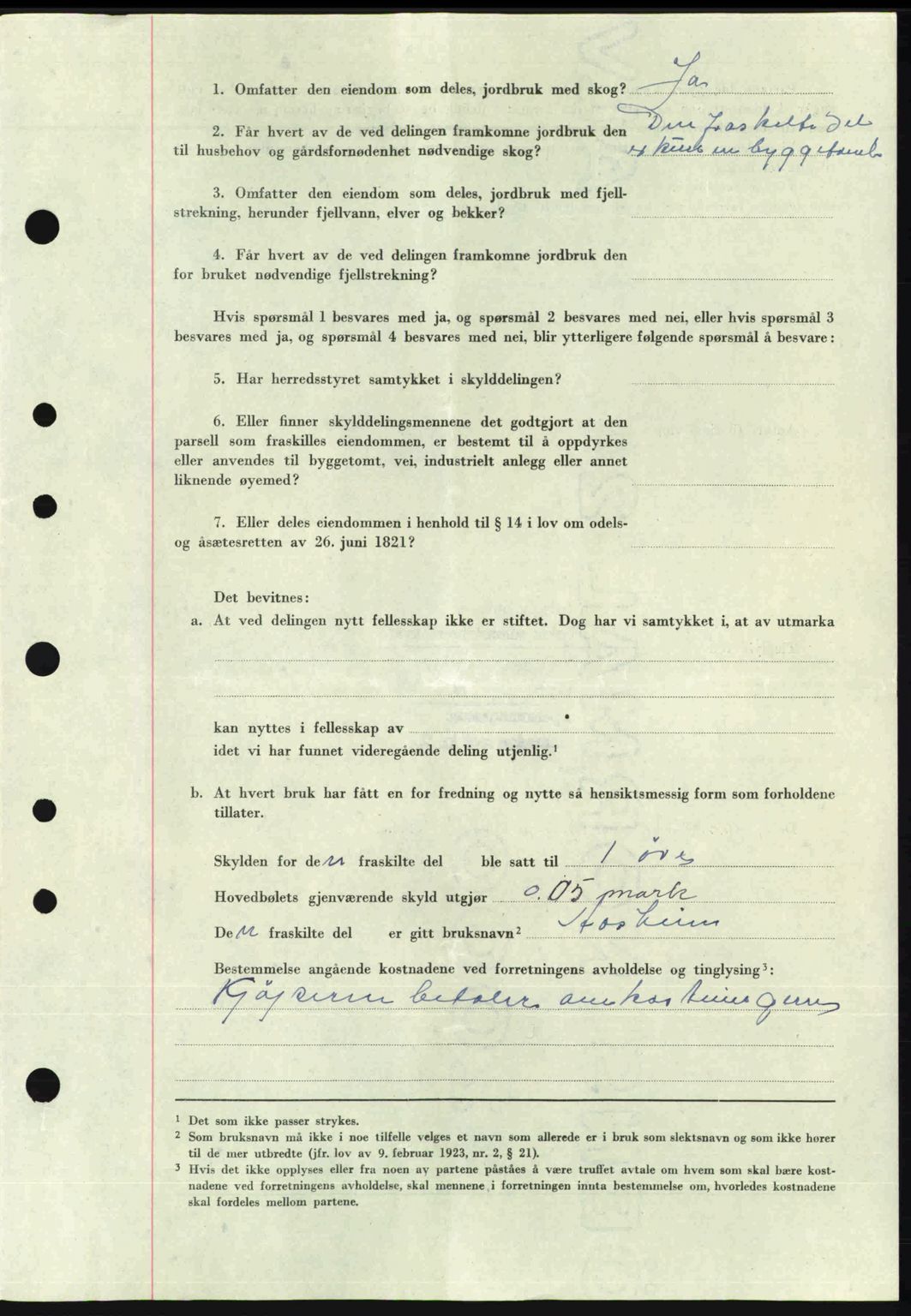 Idd og Marker sorenskriveri, AV/SAO-A-10283/G/Gb/Gbb/L0008: Pantebok nr. A8, 1946-1946, Dagboknr: 381/1946