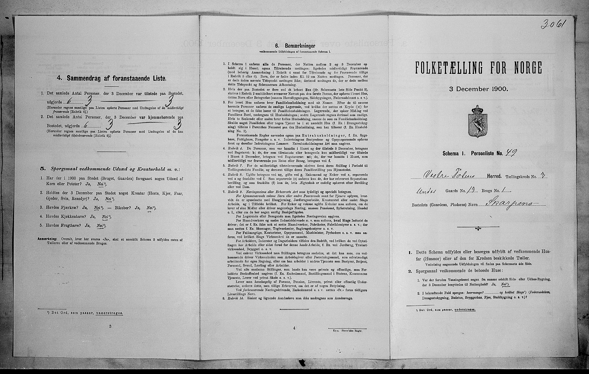 SAH, Folketelling 1900 for 0529 Vestre Toten herred, 1900, s. 550