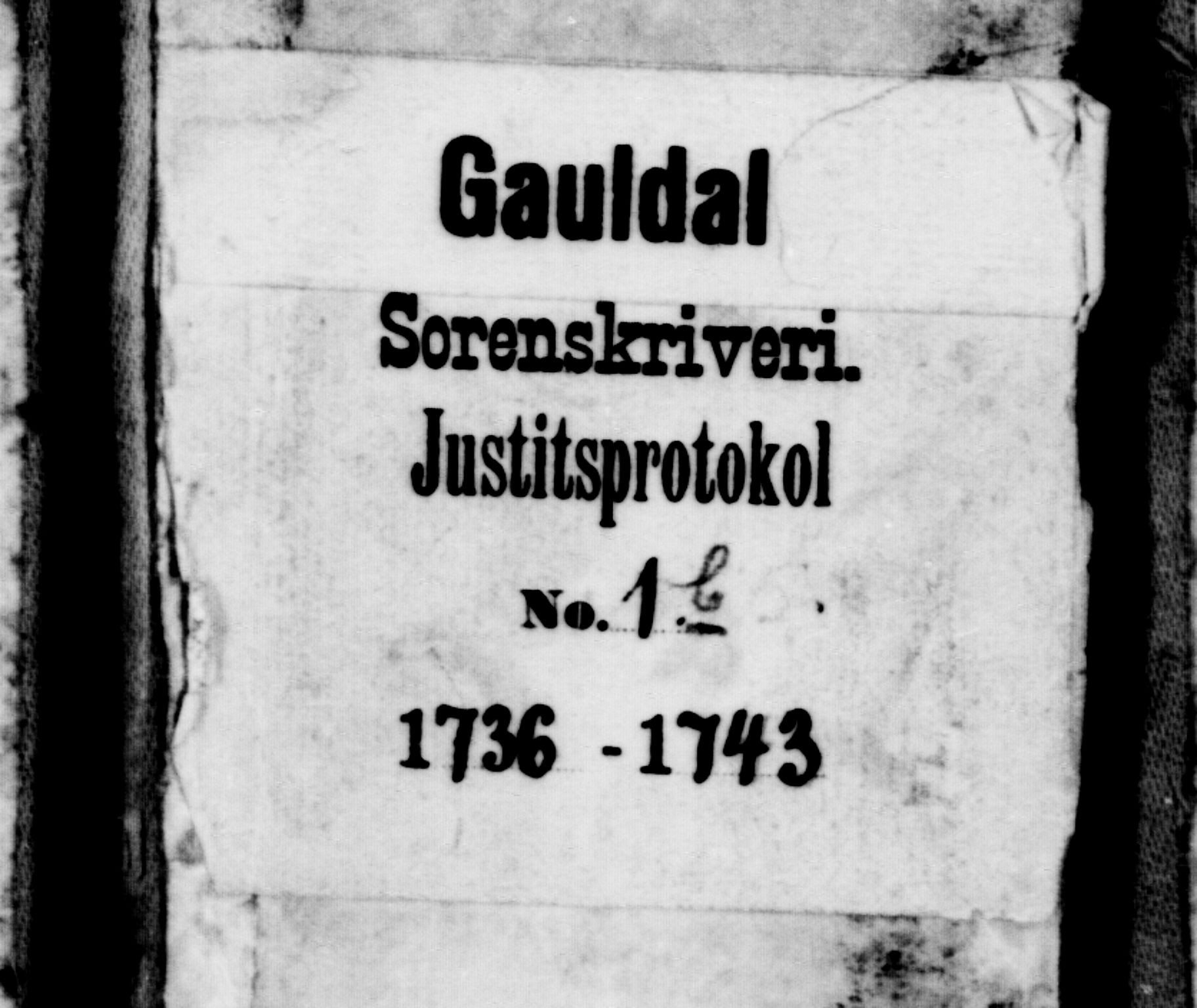 Gauldal sorenskriveri, SAT/A-0014/1/1/1A/L0002: Tingbok 1B, 1736-1743