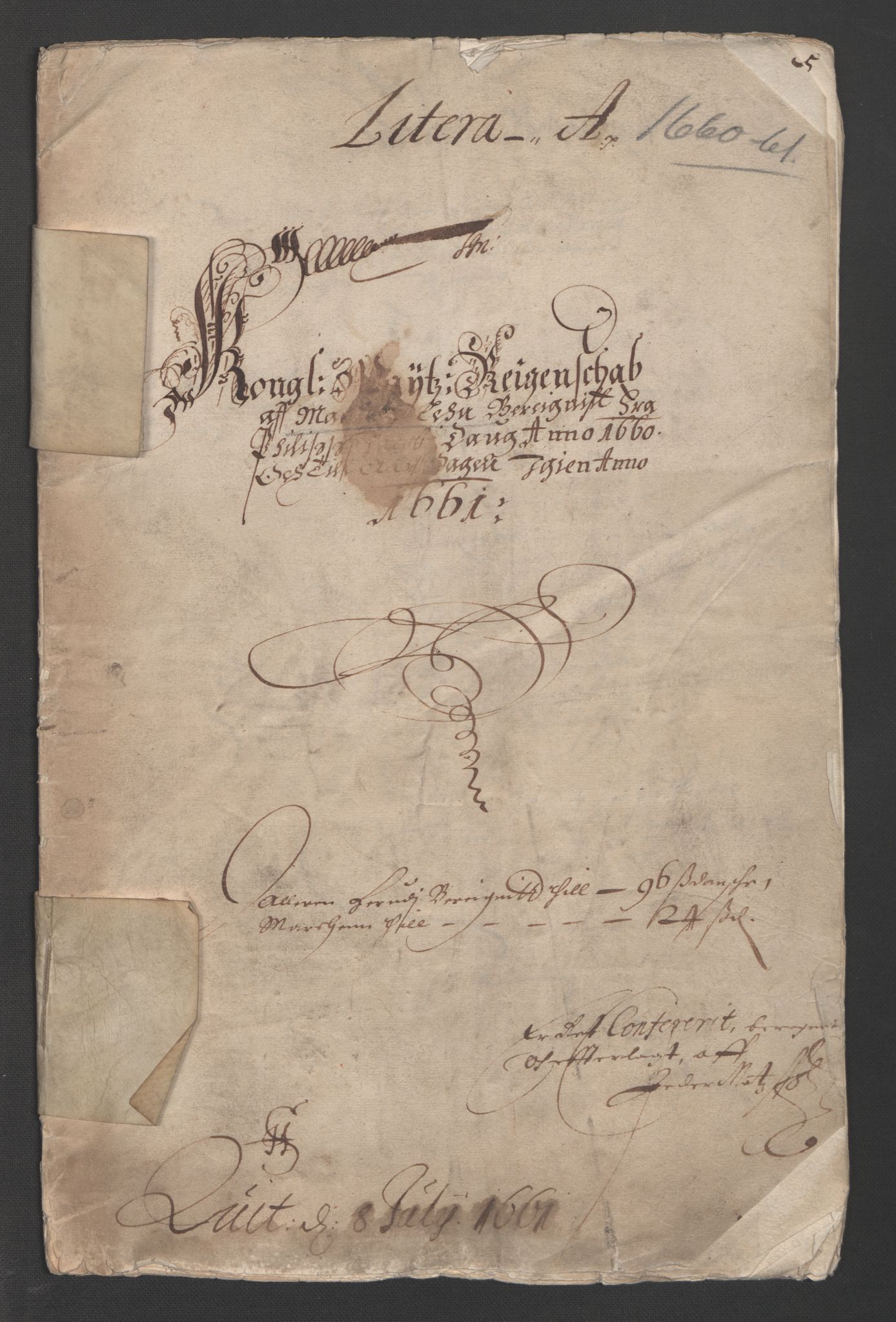 Rentekammeret inntil 1814, Reviderte regnskaper, Lensregnskaper, AV/RA-EA-5023/R/Rb/Rbq/L0049: Nedenes len. Mandals len. Råbyggelag., 1659-1661