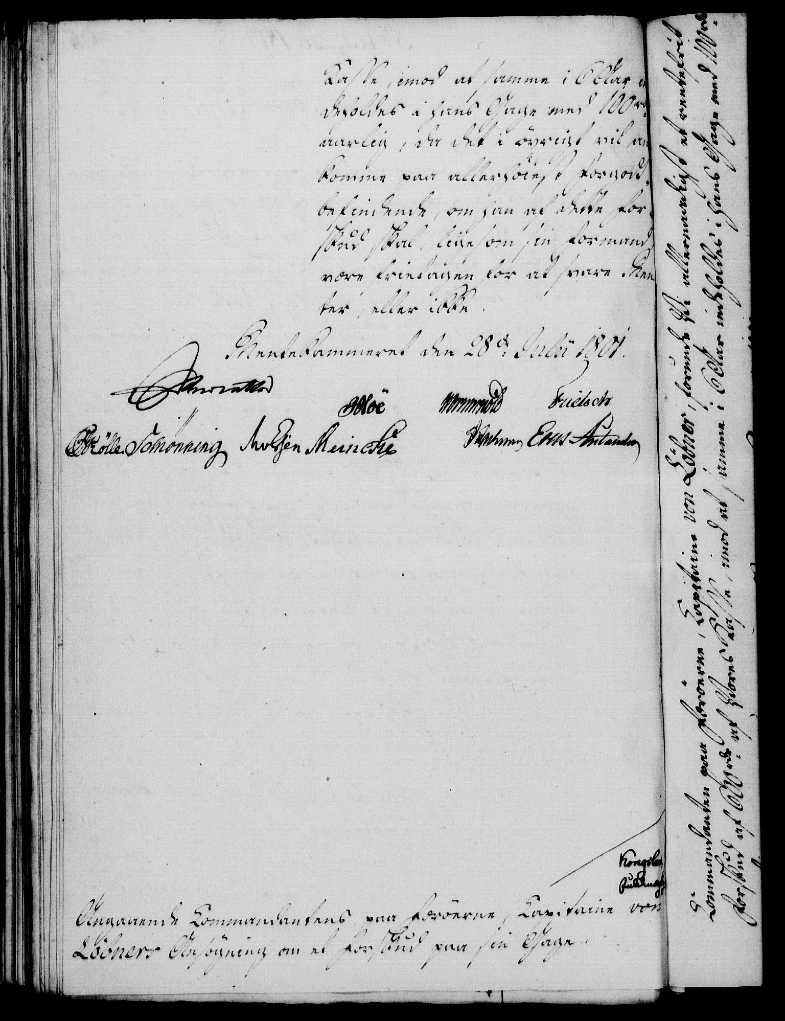 Rentekammeret, Kammerkanselliet, RA/EA-3111/G/Gf/Gfa/L0083: Norsk relasjons- og resolusjonsprotokoll (merket RK 52.83), 1801, s. 543