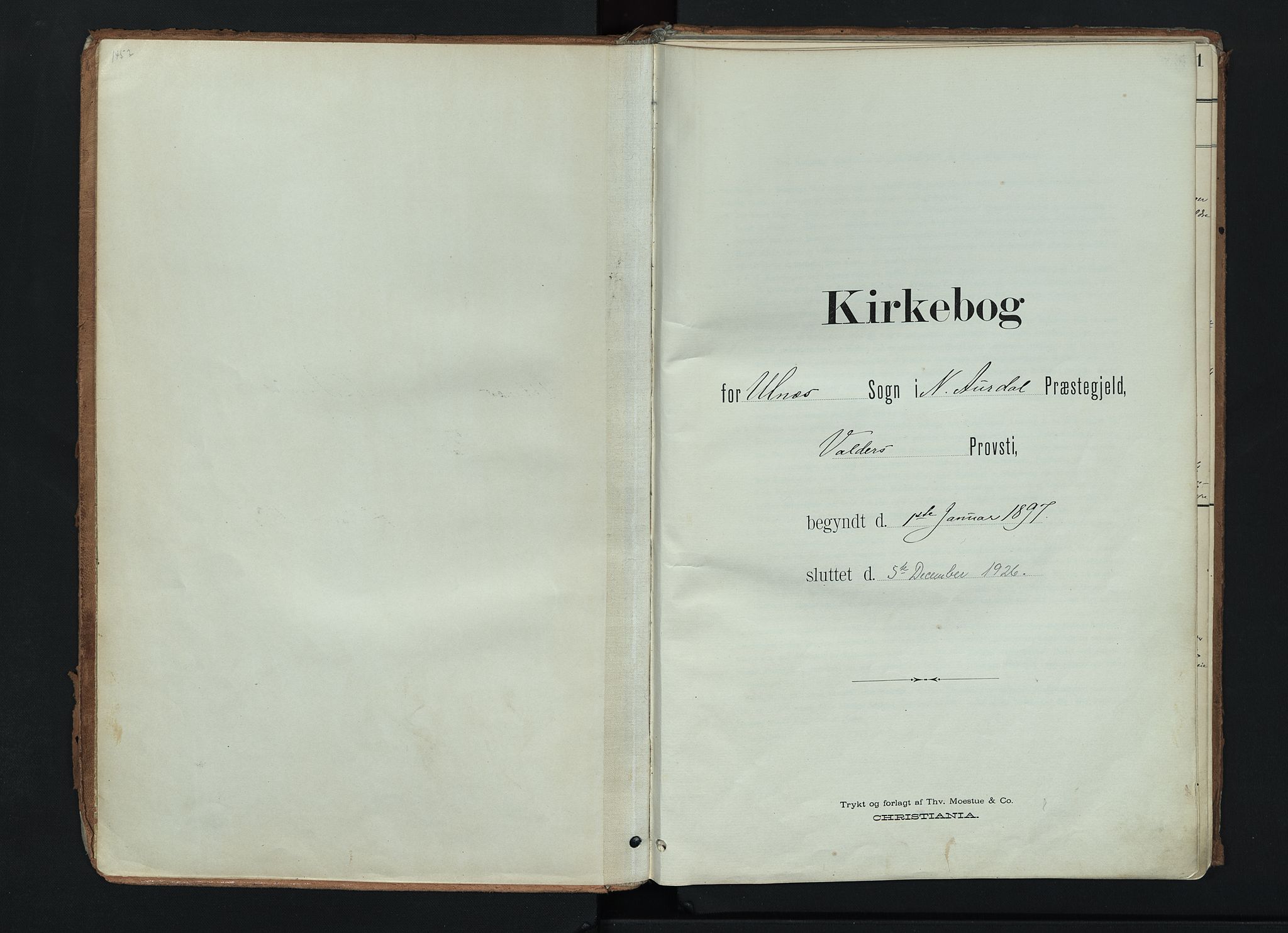 Nord-Aurdal prestekontor, SAH/PREST-132/H/Ha/Haa/L0017: Ministerialbok nr. 17, 1897-1926