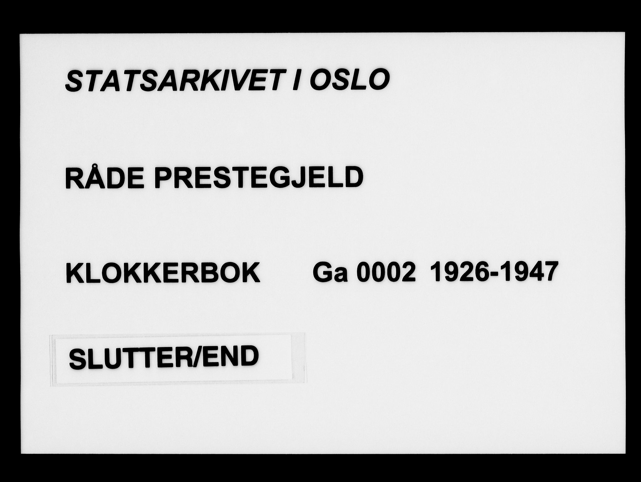 Råde prestekontor kirkebøker, AV/SAO-A-2009/G/Ga/L0002: Klokkerbok nr. I 2, 1926-1947, s. 339