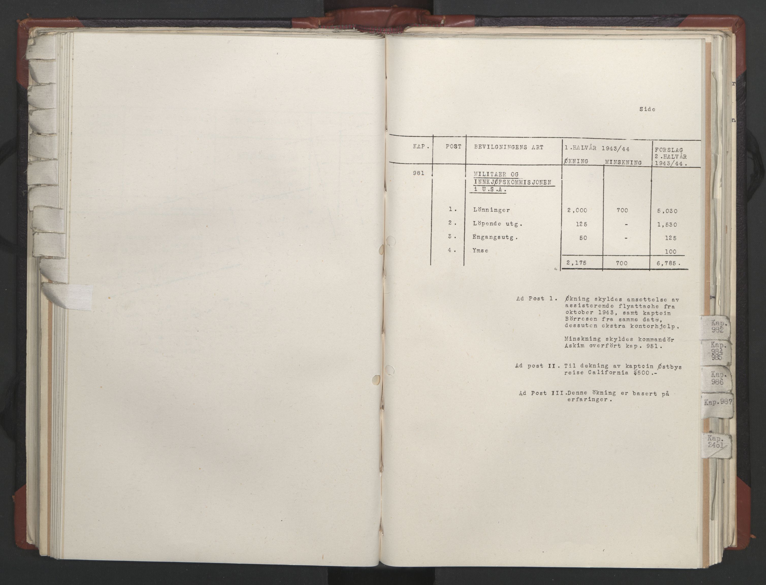 Statsrådssekretariatet, RA/S-1001/A/Ac/L0124: Kgl. res. 14/1-30/6, 1944, s. 218