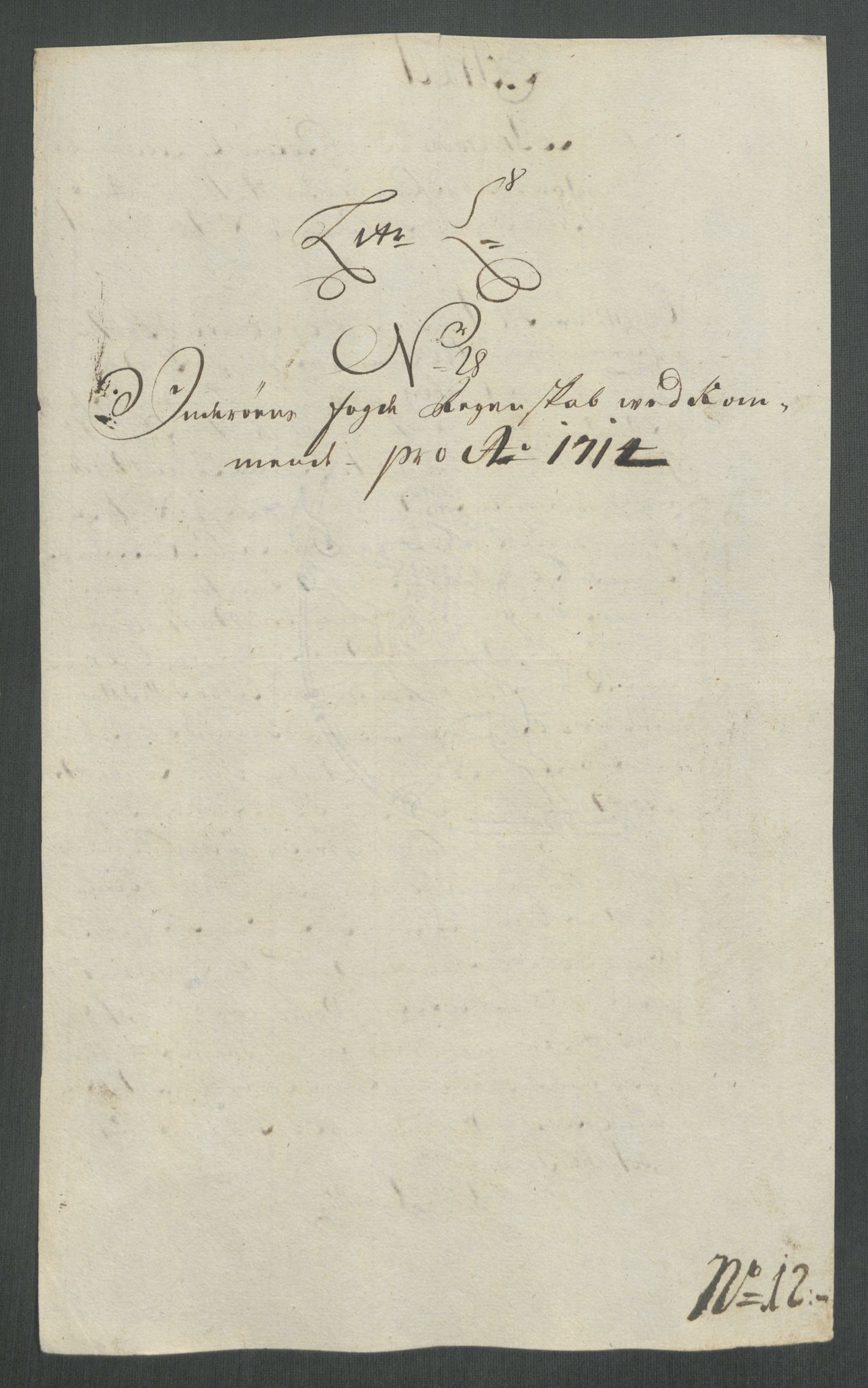 Rentekammeret inntil 1814, Reviderte regnskaper, Fogderegnskap, RA/EA-4092/R63/L4322: Fogderegnskap Inderøy, 1714, s. 294