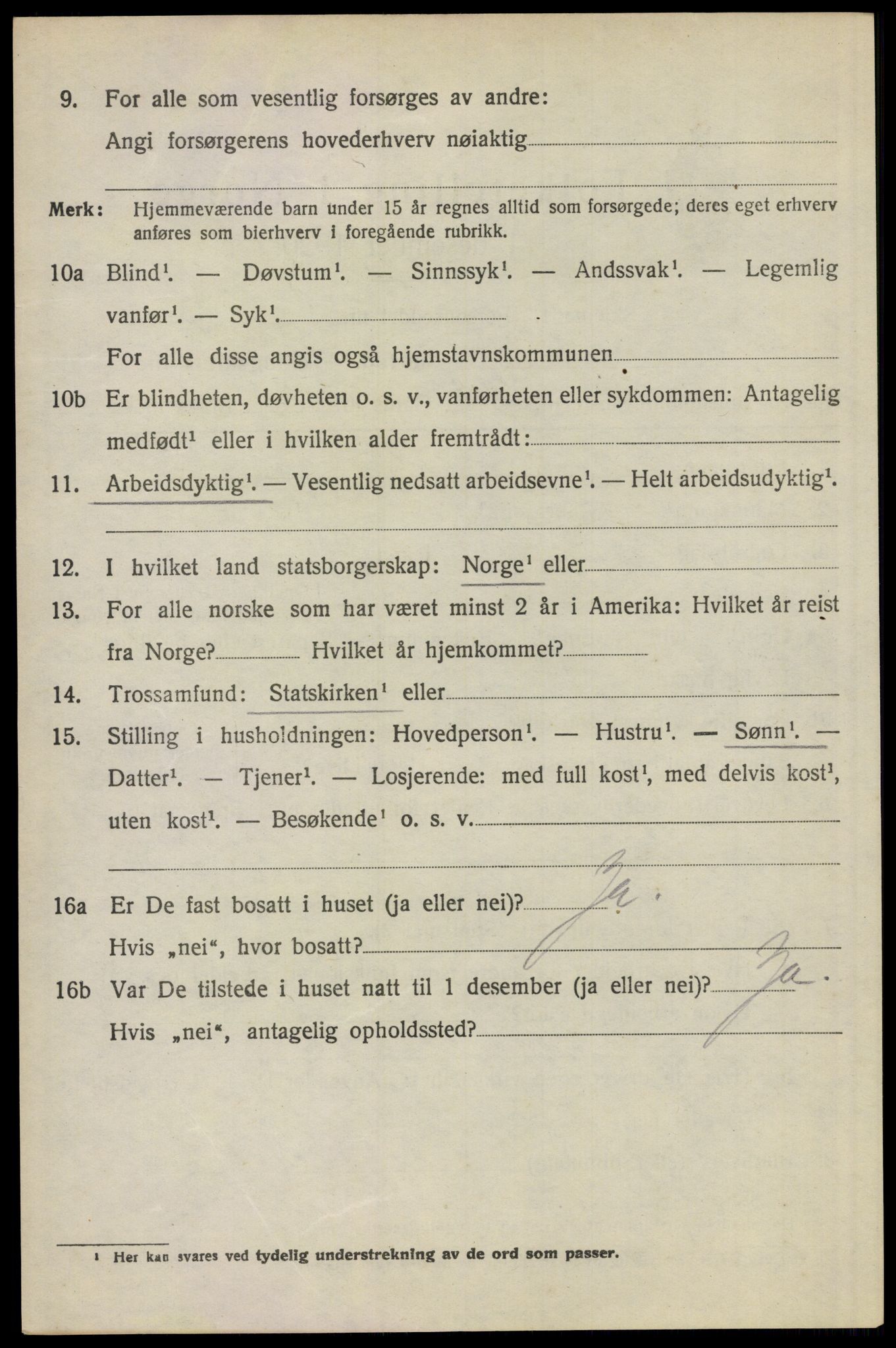 SAO, Folketelling 1920 for 0220 Asker herred, 1920, s. 9033