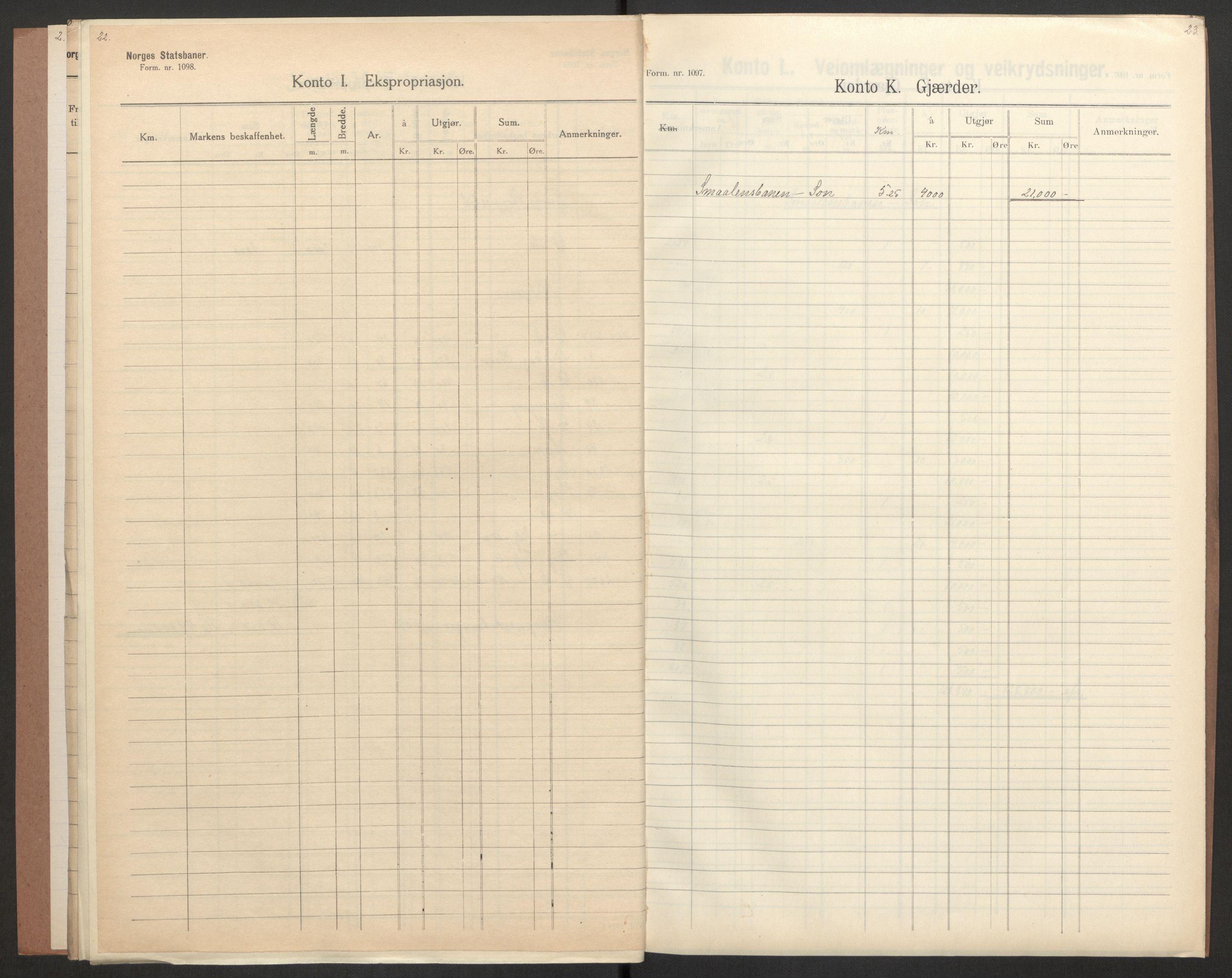 Norges Statsbaner, Baneavdelingen B, AV/RA-S-1619/1/F/Fa/L0042: NORGE-JYLLAND, 1920, s. 276