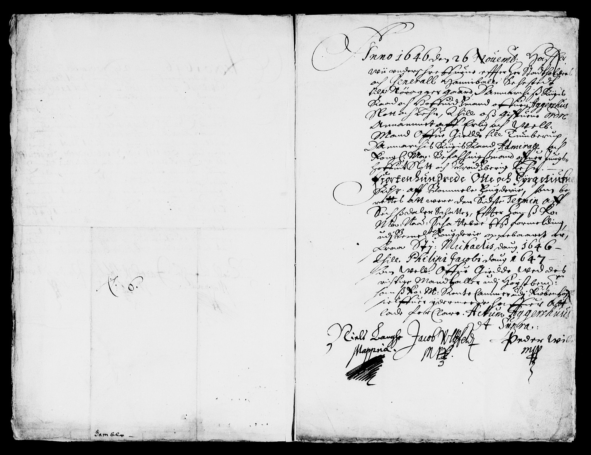 Rentekammeret inntil 1814, Reviderte regnskaper, Lensregnskaper, AV/RA-EA-5023/R/Rb/Rbp/L0033: Bratsberg len, 1646-1648