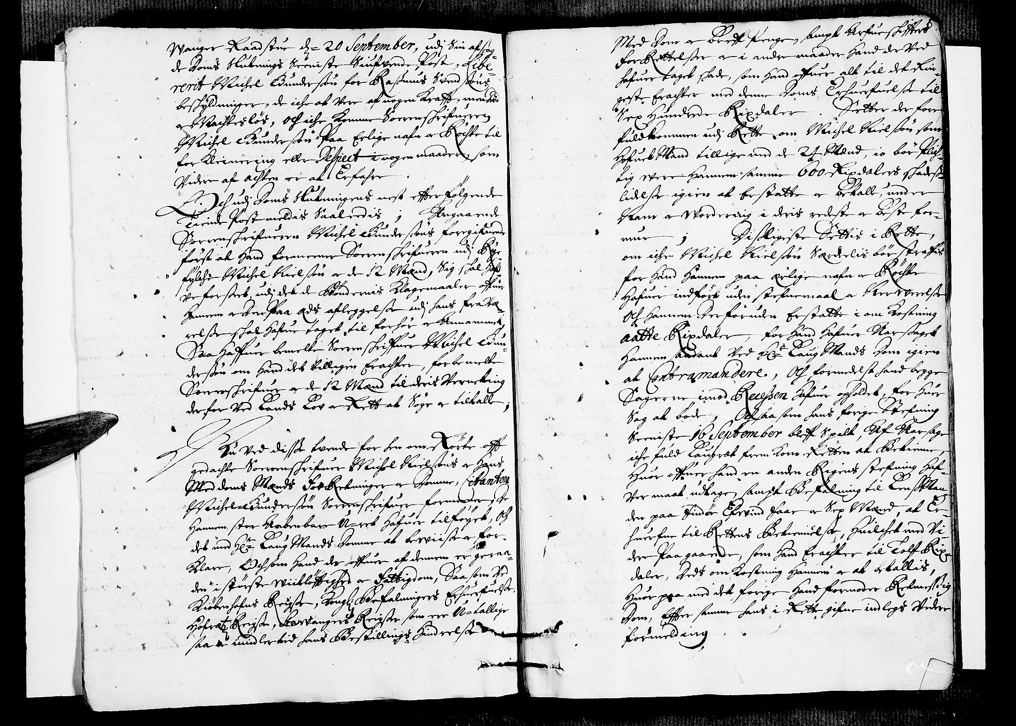 Ryfylke tingrett, AV/SAST-A-100055/001/I/IB/IBBa/L0022: Tingbok, Karmsund og Hesby, 1685, s. 4b-5a