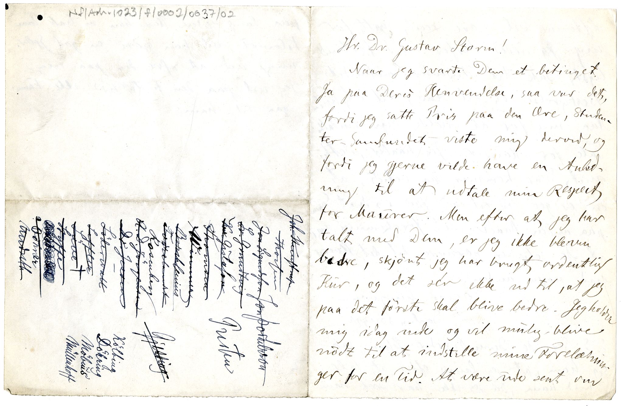 Diderik Maria Aalls brevsamling, NF/Ark-1023/F/L0002: D.M. Aalls brevsamling. B - C, 1799-1889, s. 202