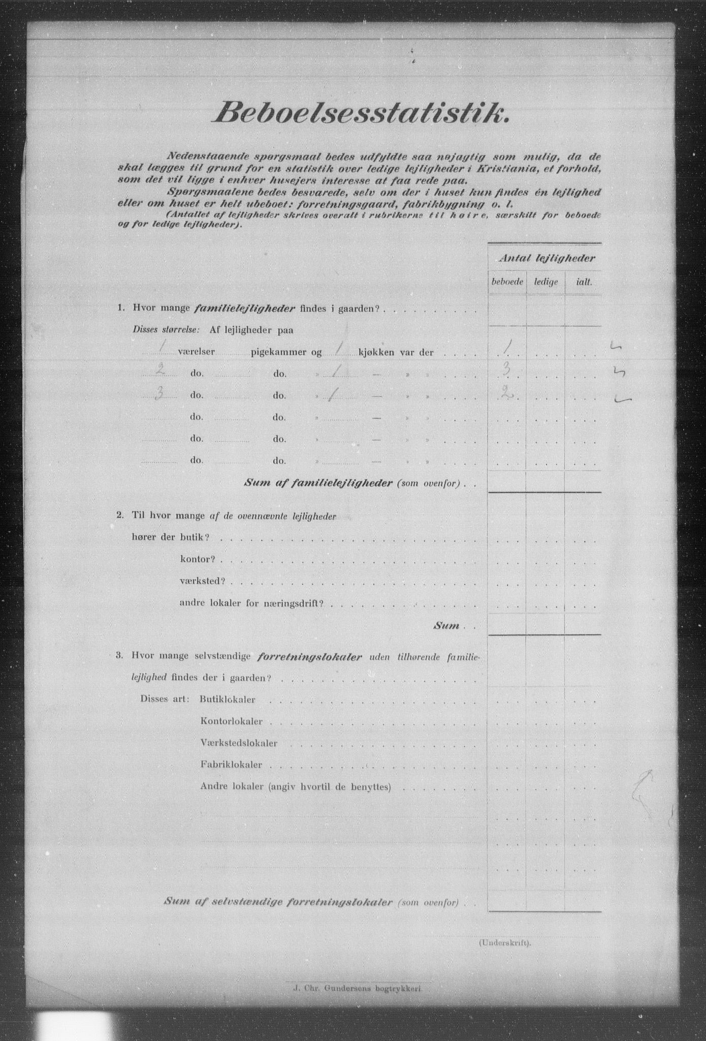 OBA, Kommunal folketelling 31.12.1903 for Kristiania kjøpstad, 1903, s. 21489