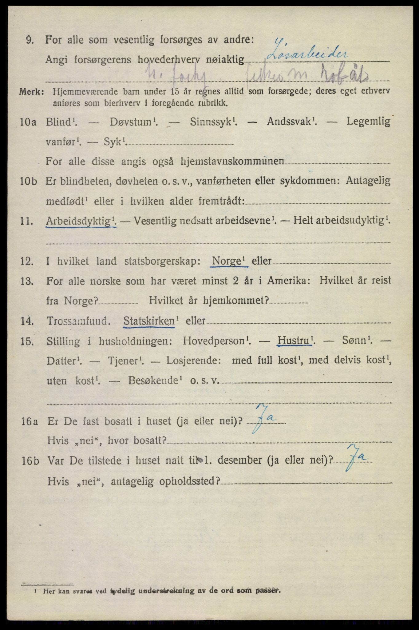 SAST, Folketelling 1920 for 1123 Høyland herred, 1920, s. 2669