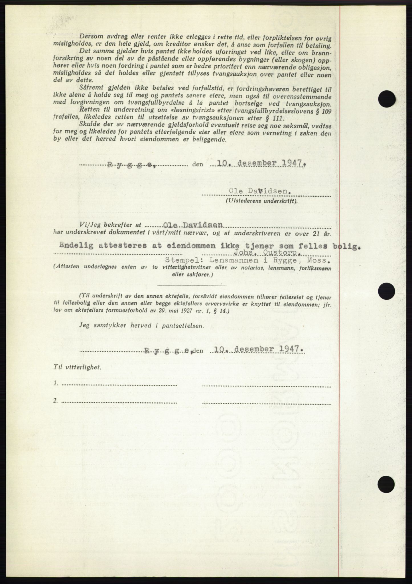 Moss sorenskriveri, SAO/A-10168: Pantebok nr. B23, 1949-1950, Dagboknr: 442/1950