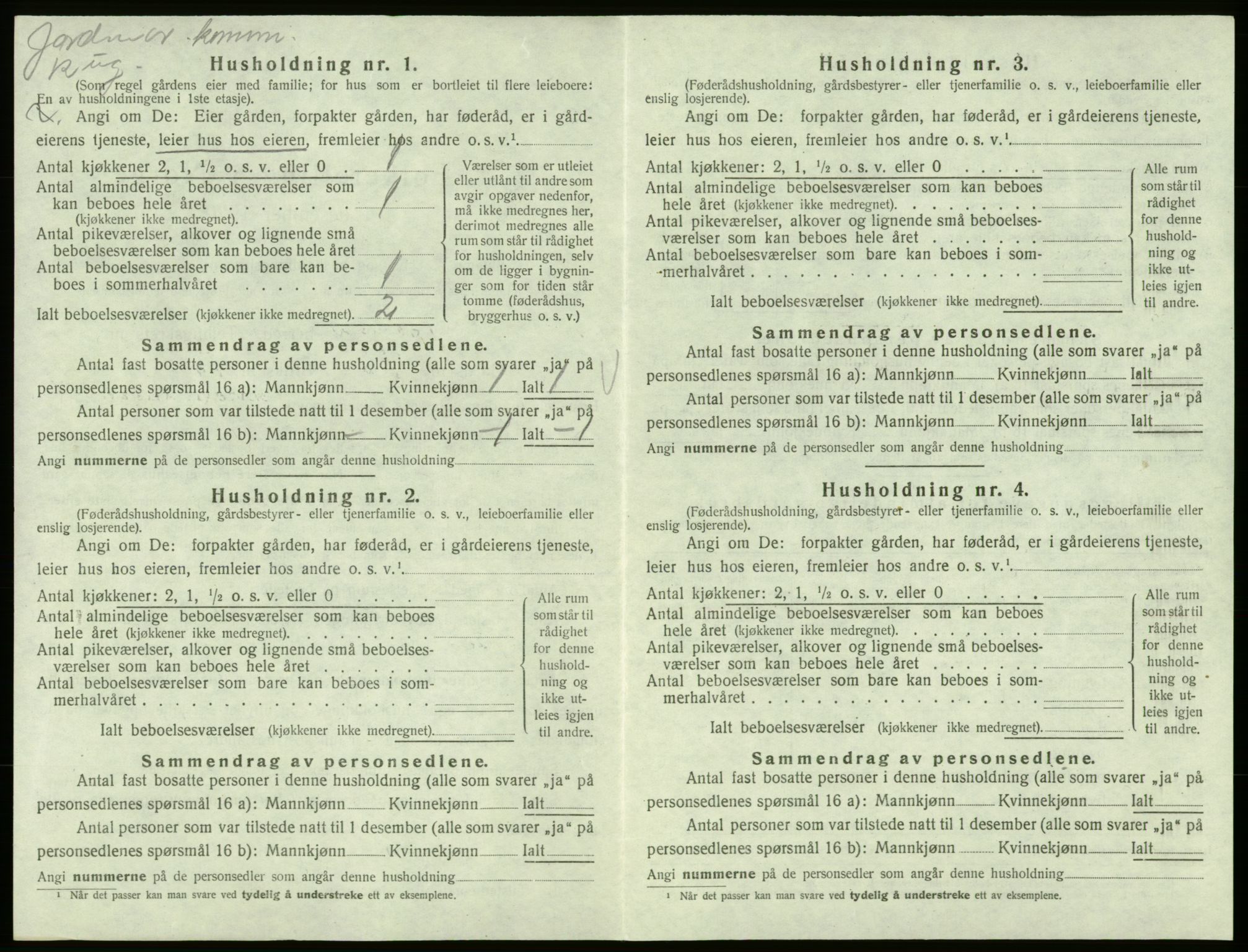 SAB, Folketelling 1920 for 1219 Bømlo herred, 1920, s. 354