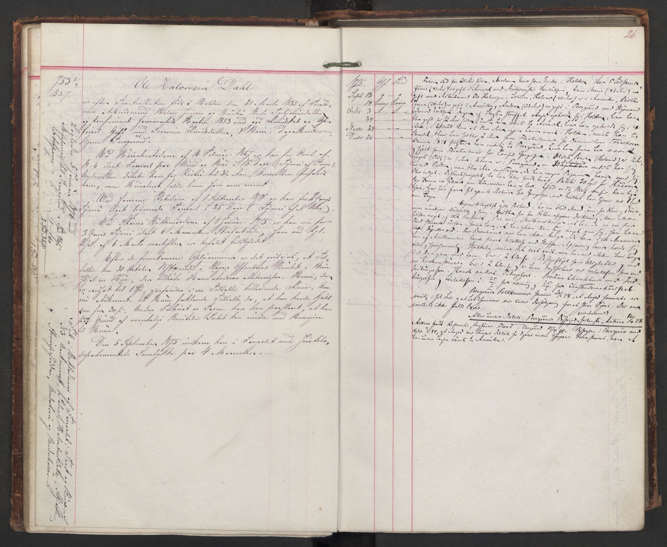 Botsfengslet, AV/RA-S-1539/D/Db/Dbb/L0016: 728e - 20f, 1875-1877, s. 26