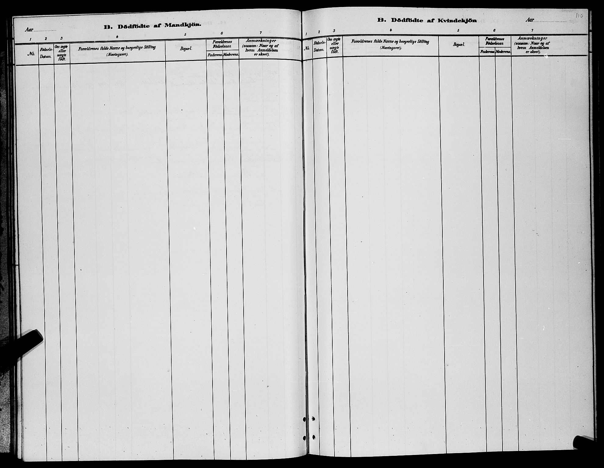 Lenvik sokneprestembete, SATØ/S-1310/H/Ha/Hab/L0006klokker: Klokkerbok nr. 6, 1881-1889, s. 110