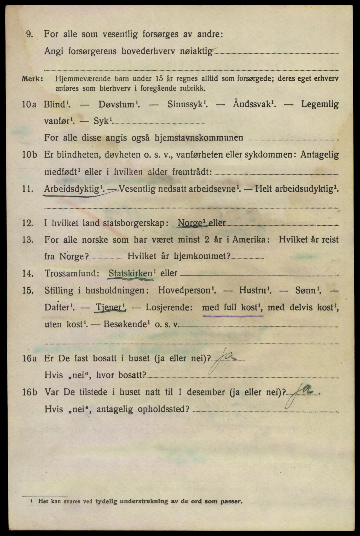 SAO, Folketelling 1920 for 0301 Kristiania kjøpstad, 1920, s. 654252