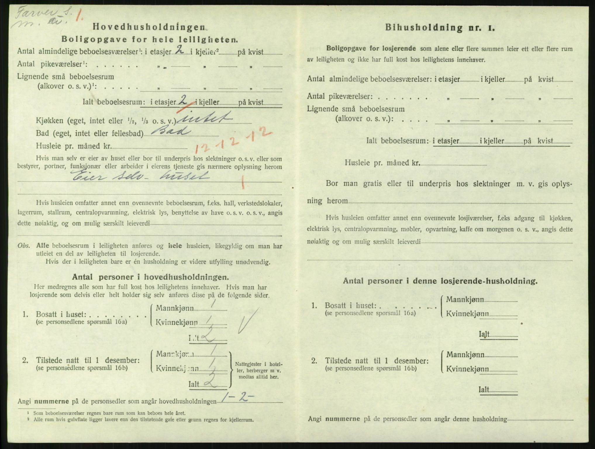 SAH, Folketelling 1920 for 0501 Lillehammer kjøpstad, 1920, s. 2303