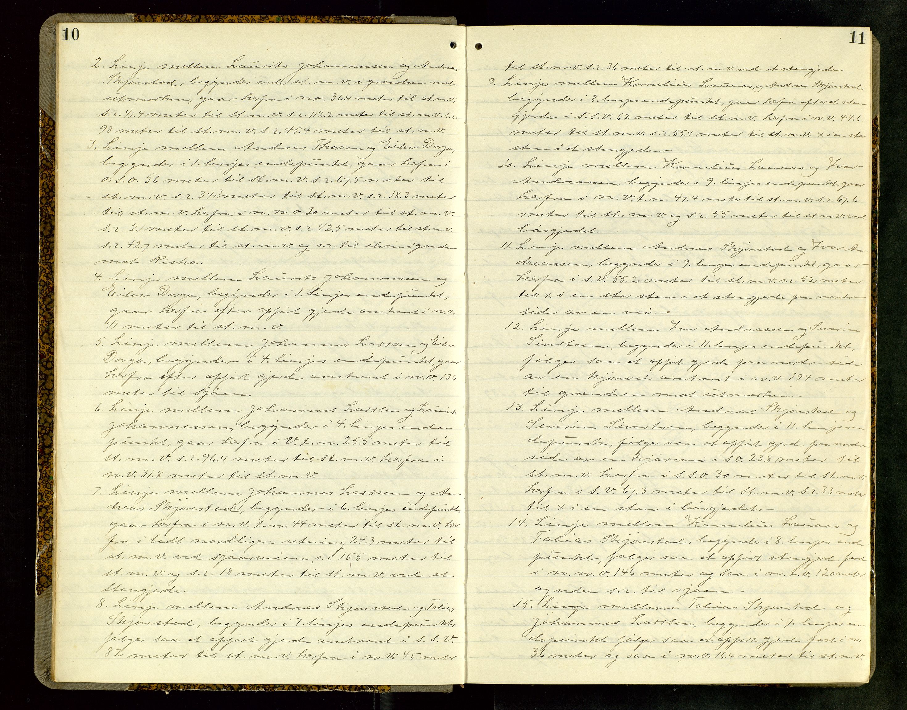 Rogaland jordskifterett, SAST/A-102426/Oa/L0073: Forhandlingsprotokoll, 1915-1918, s. 10-11