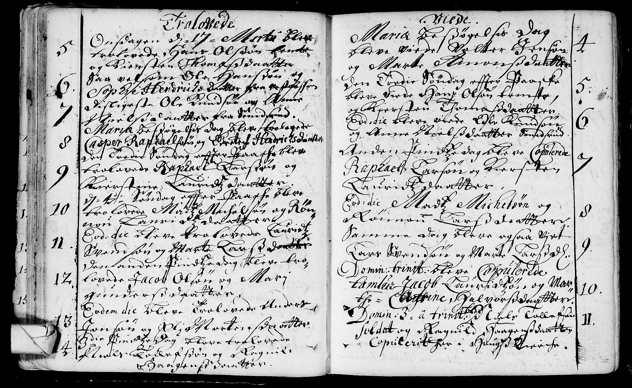 Eiker kirkebøker, AV/SAKO-A-4/F/Fa/L0005: Ministerialbok nr. I 5 /1, 1705-1759